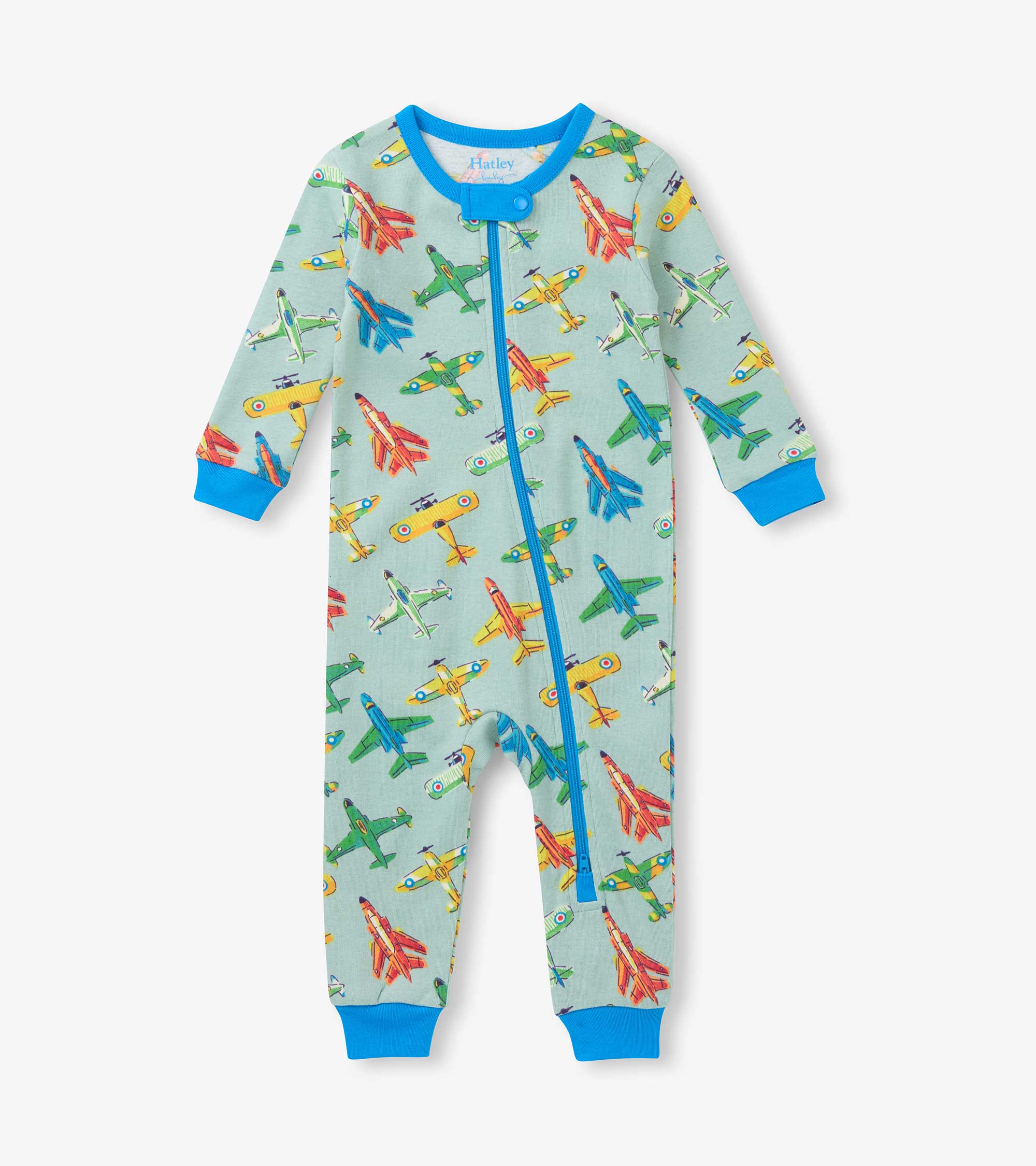 Baby Boys Vintage Aircrafts Cotton Sleeper