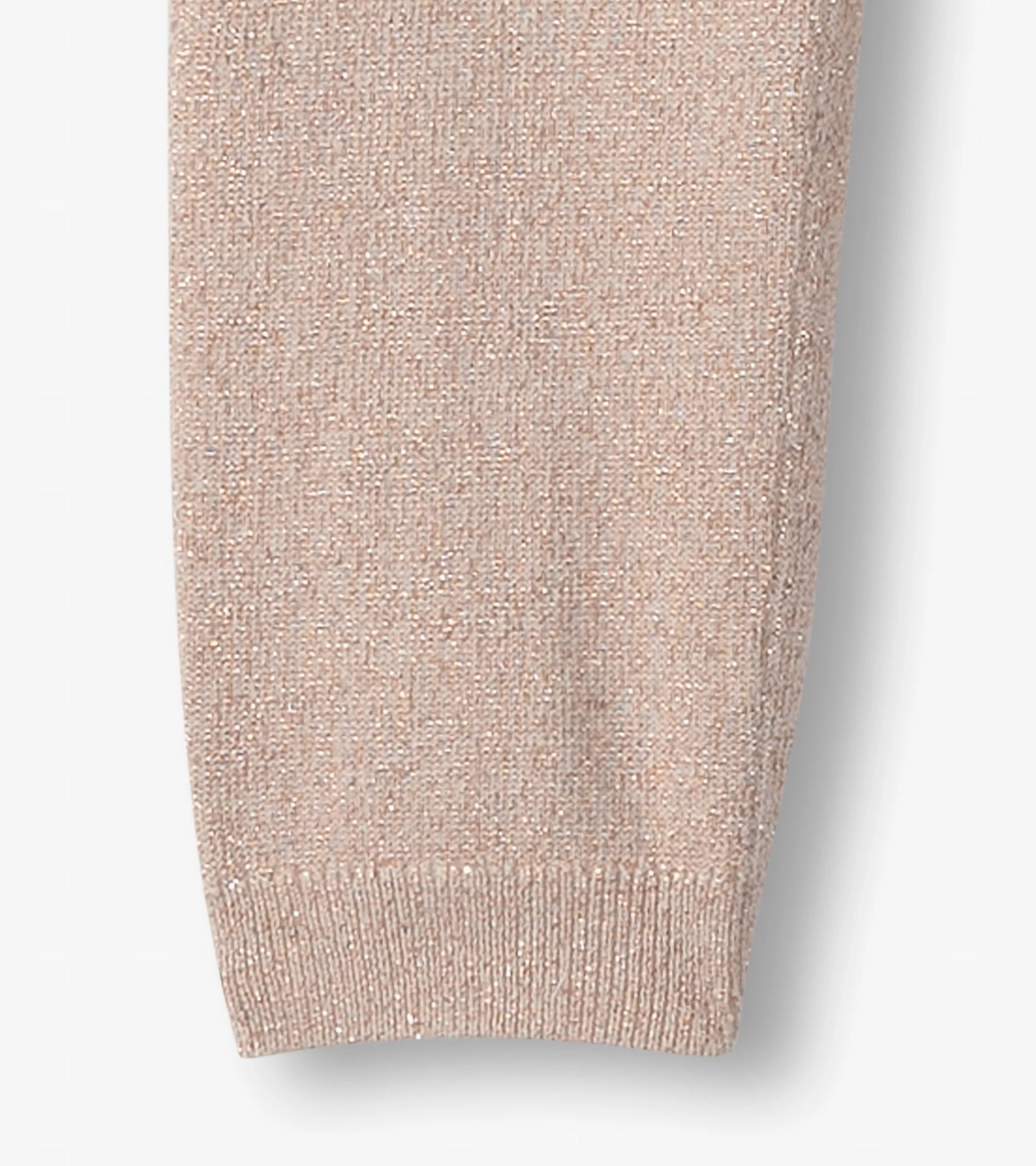 Baby Girls Gold Glitter Cable Knit Leggings - Image 6