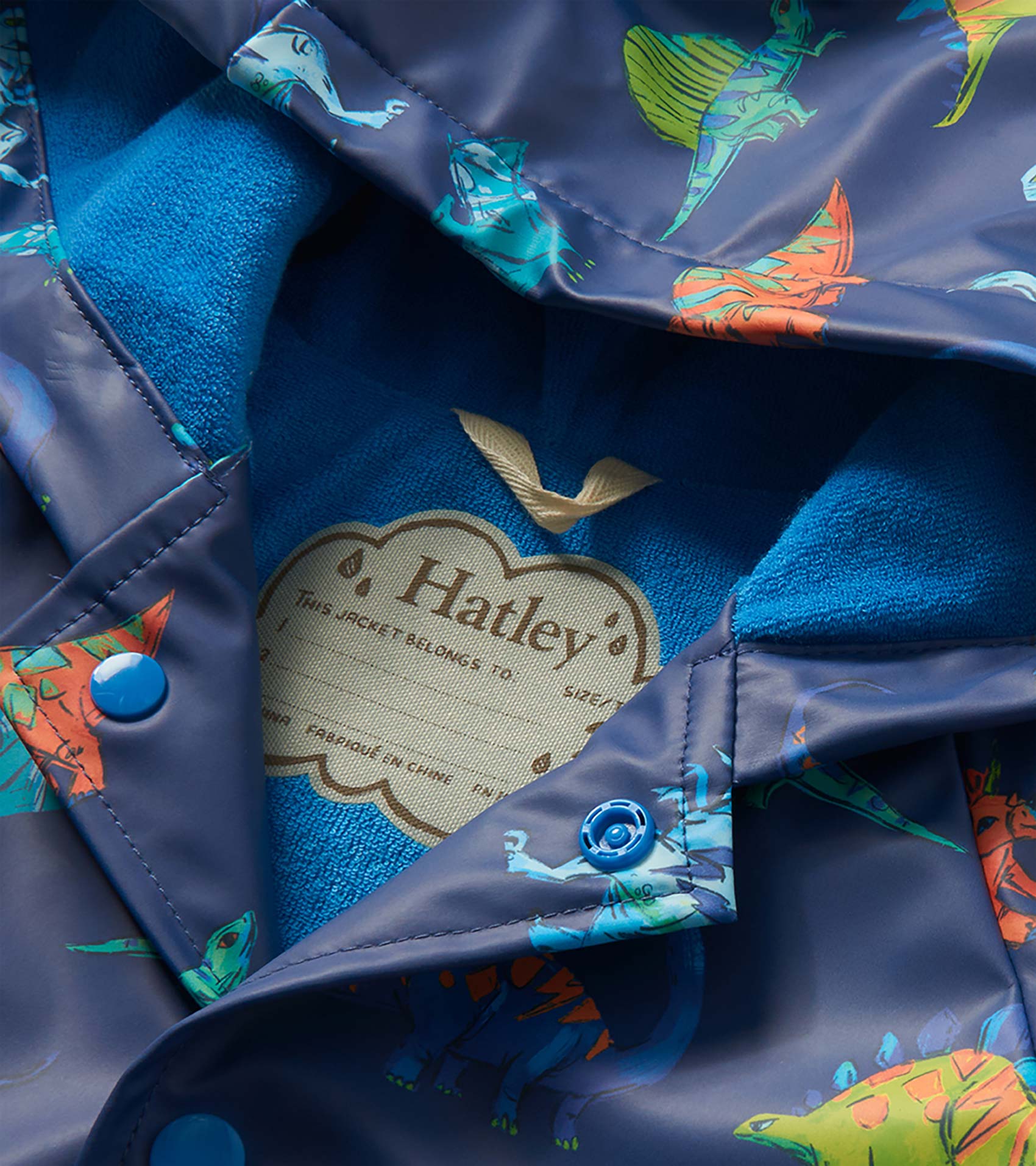 Baby & Toddler Boys Dino Party Button-Up Raincoat - Image 5