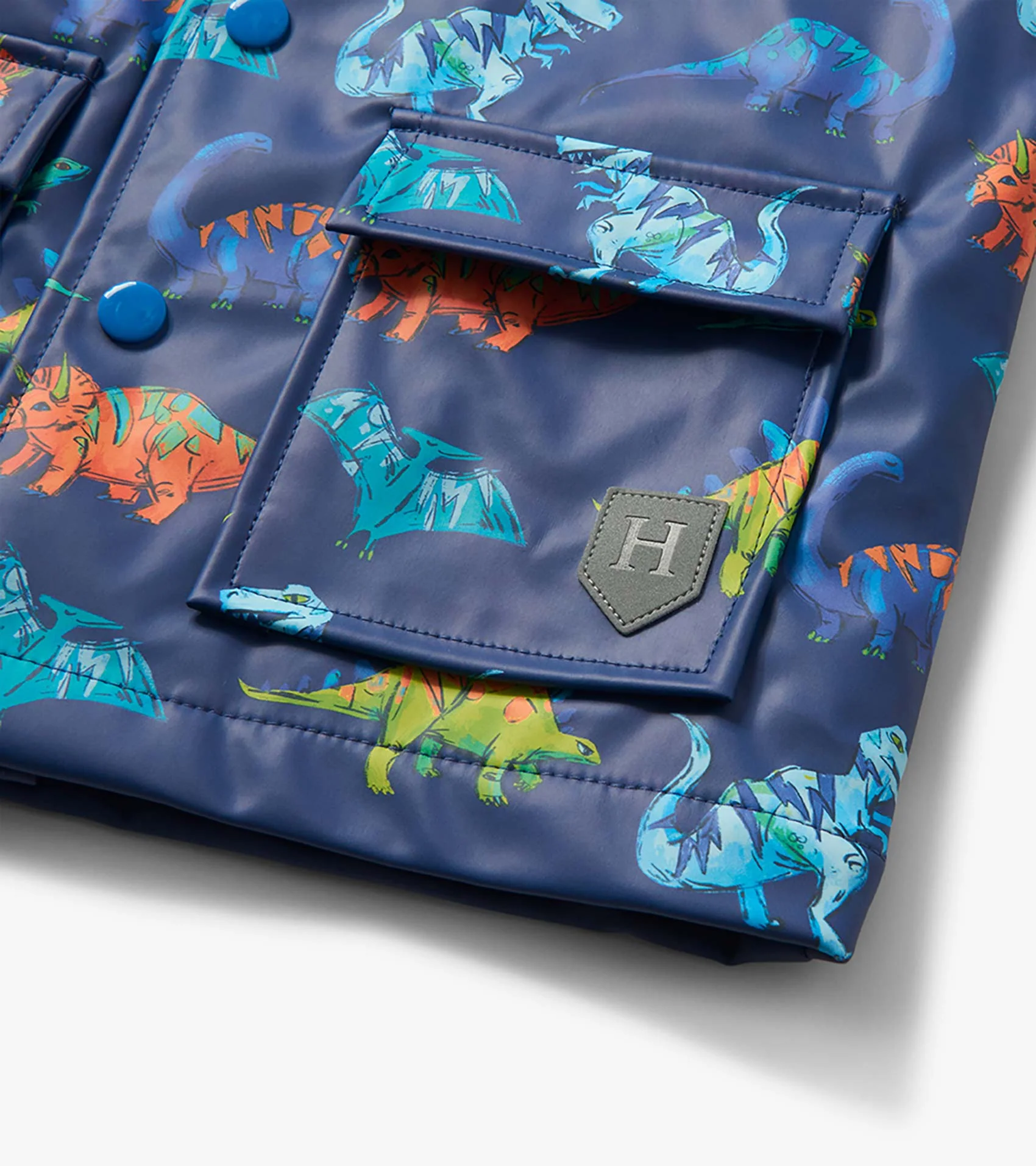 Baby & Toddler Boys Dino Party Button-Up Raincoat - Image 6