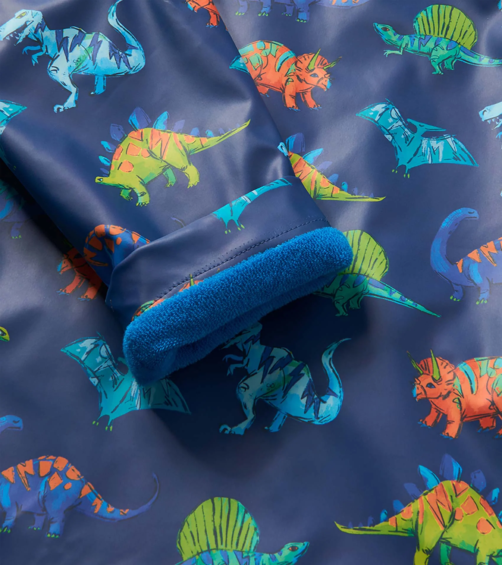Baby & Toddler Boys Dino Party Button-Up Raincoat - Image 8