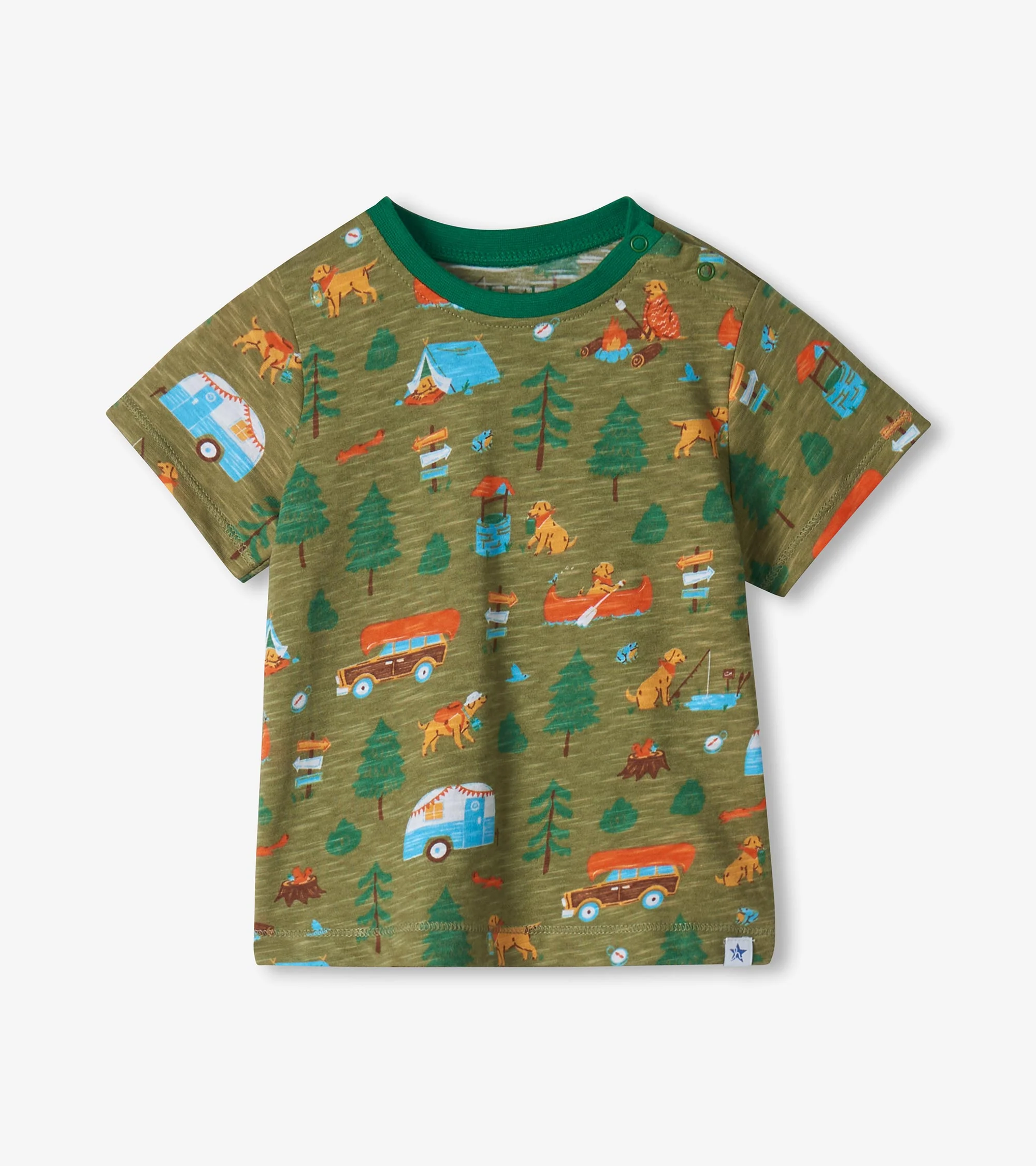 Baby & Toddler Boys Summer Camping T-Shirt & Shorts Set - Image 2