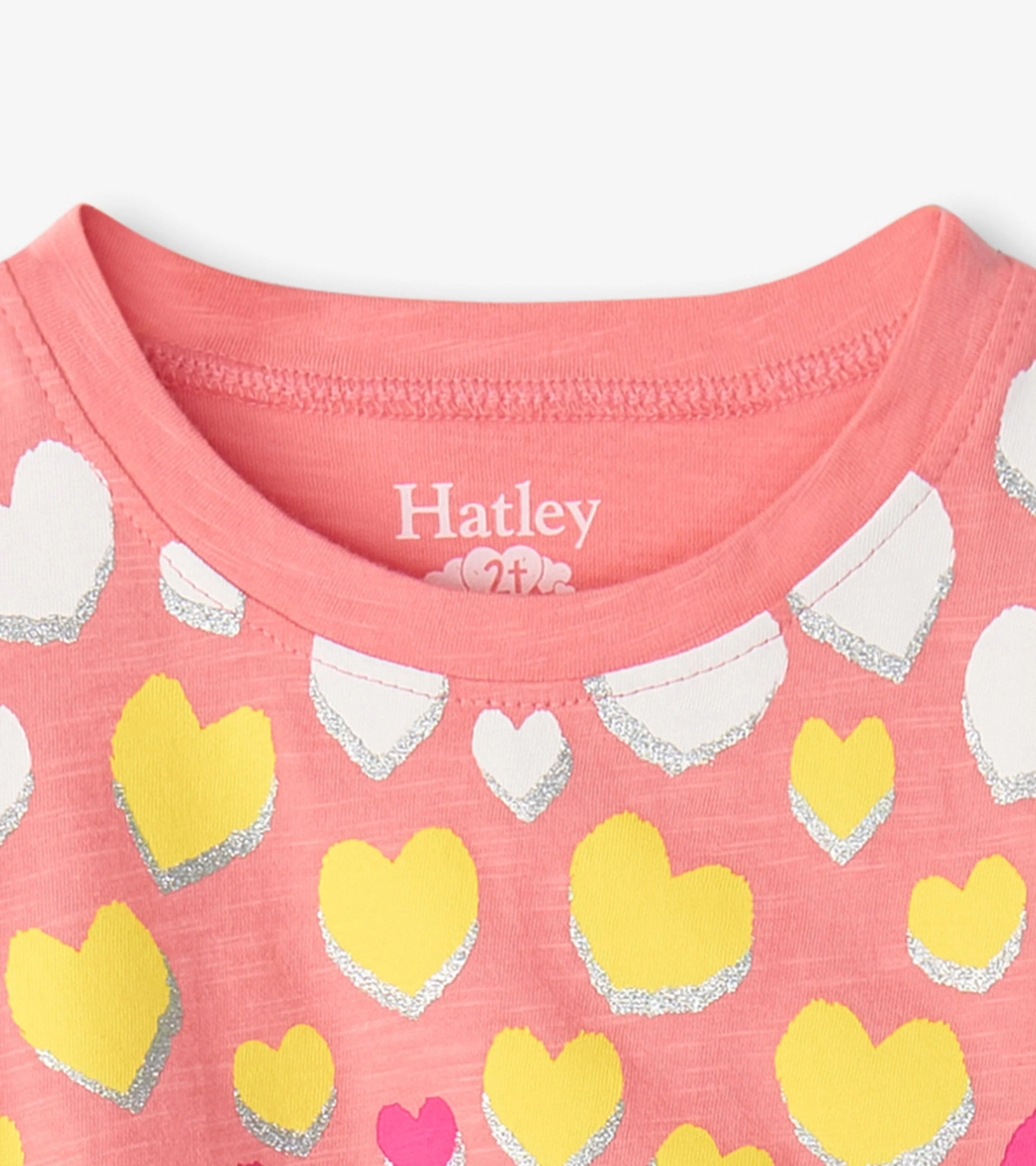 Baby & Toddler Girls Floating Hearts Graphic Tee - Image 3