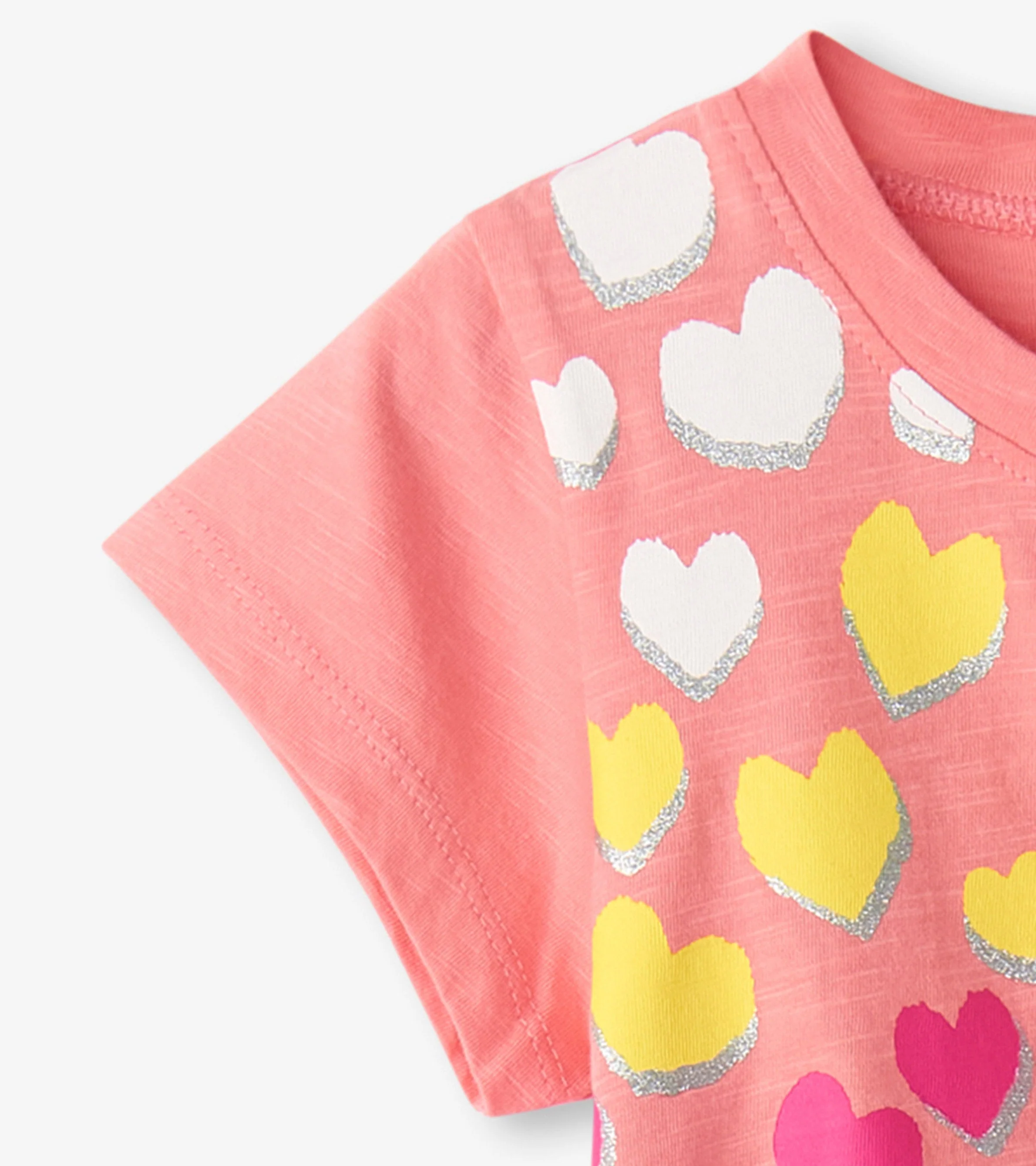 Baby & Toddler Girls Floating Hearts Graphic Tee - Image 5
