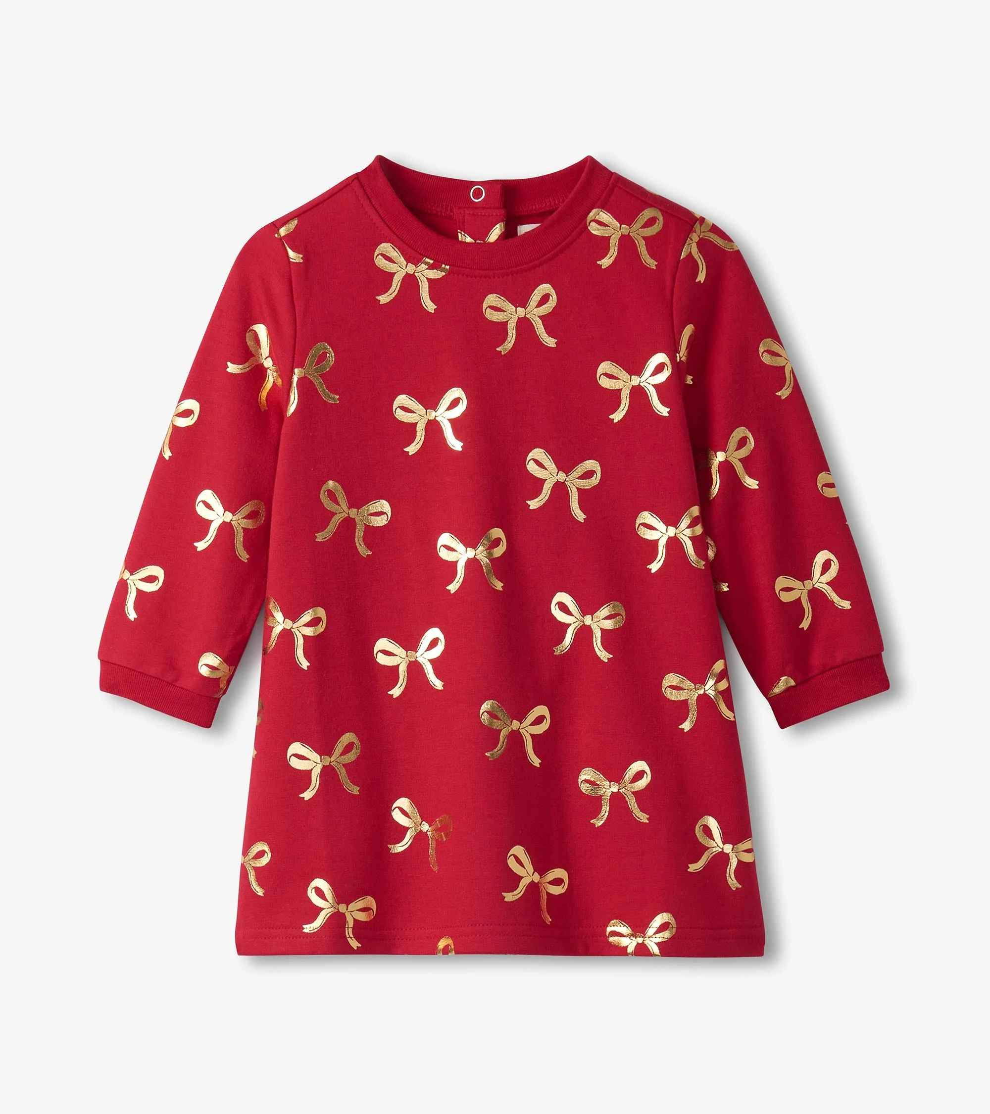 Baby & Toddler Girls Gold Ribbon Dress