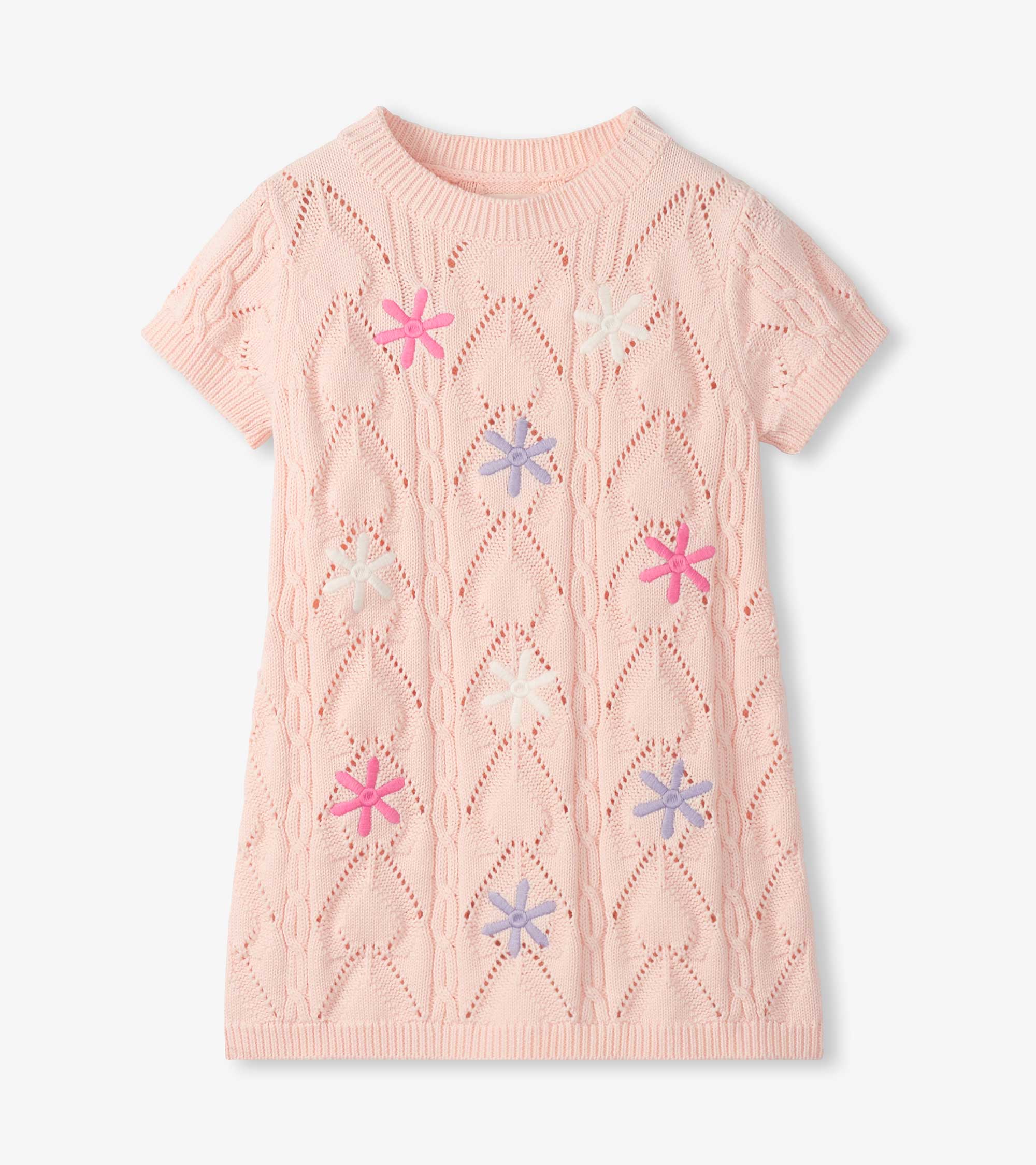 Baby & Toddler Girls Pearl Blush Crochet Dress