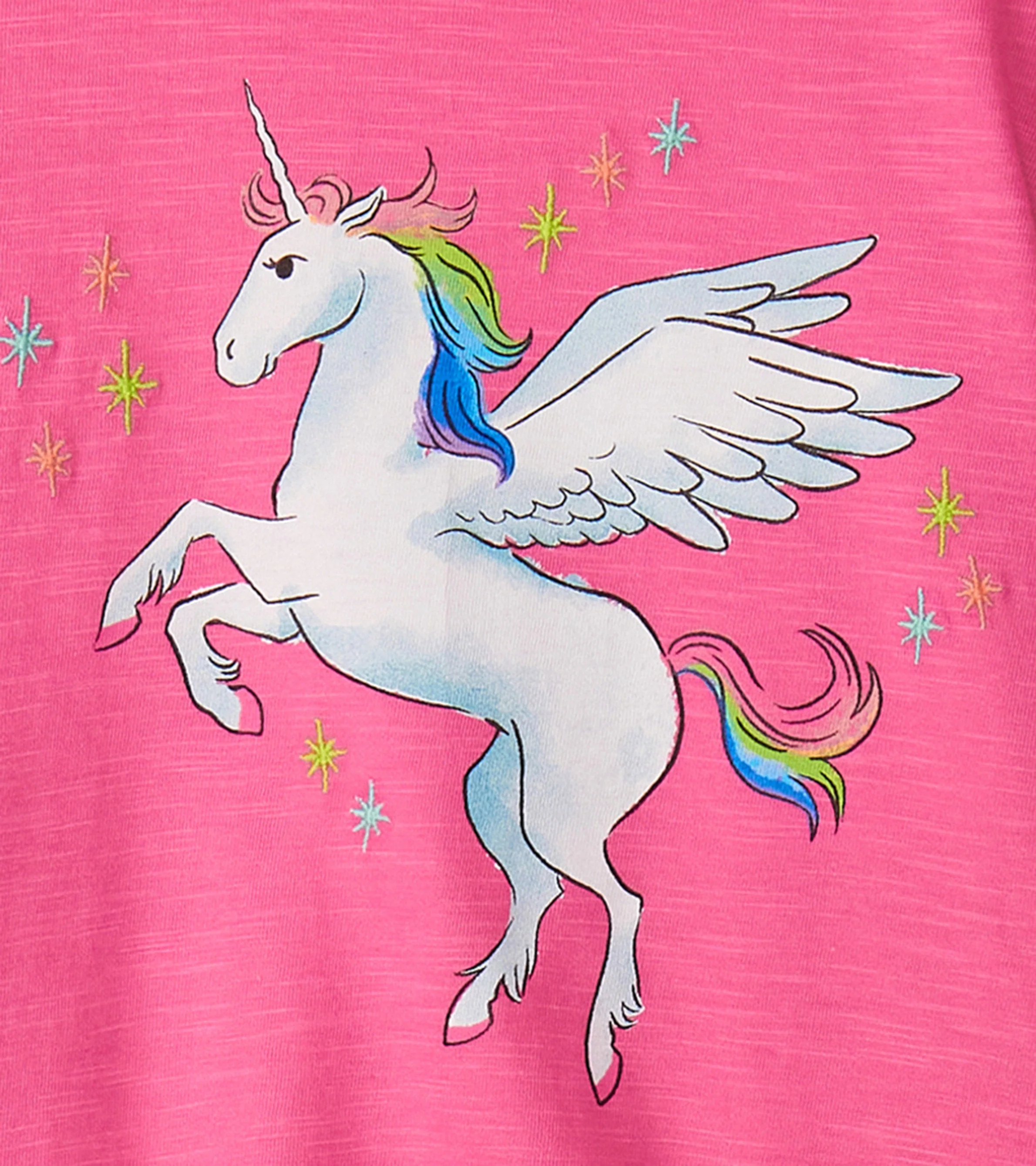 Baby & Toddler Girls Rainbow Unicorn Graphic Tee - Image 2