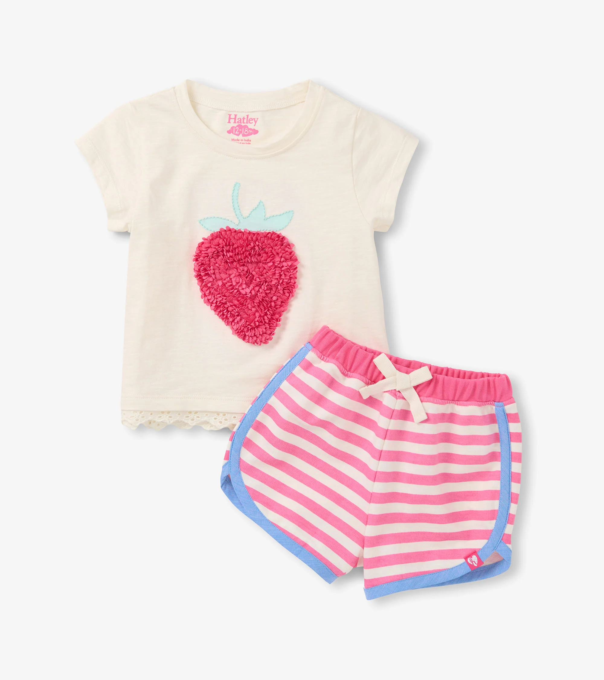 Baby & Toddler Girls Raspberry T-Shirt & Short Set