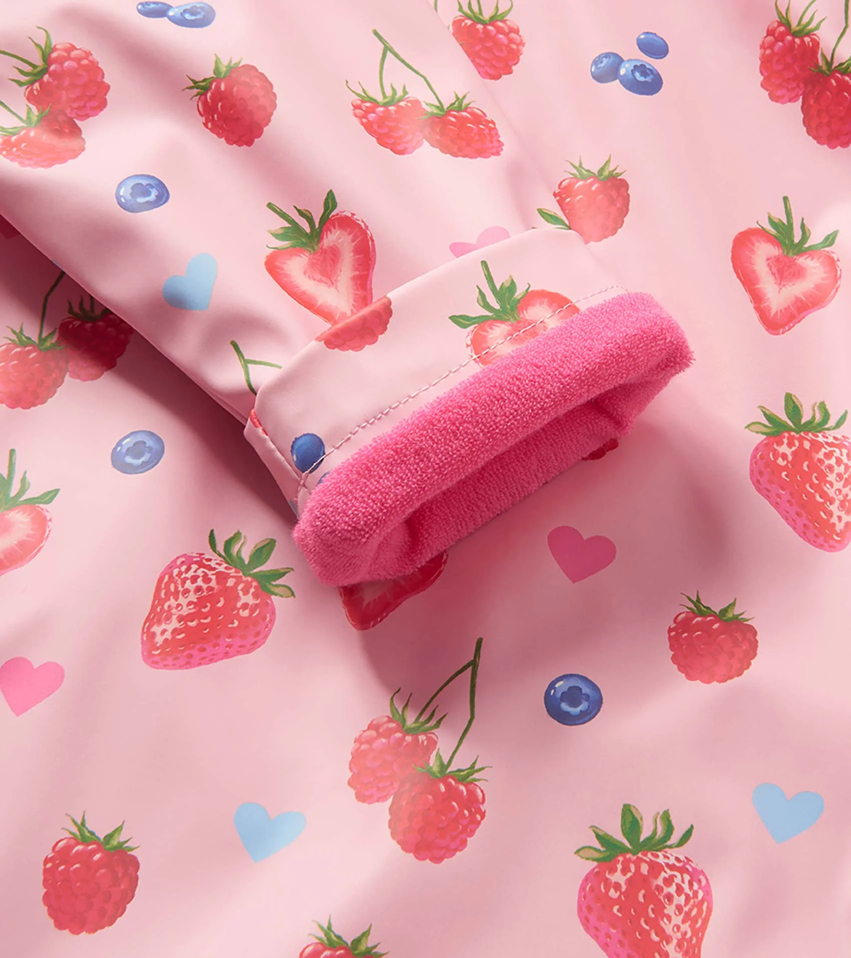 Baby & Toddler Girls Summer Berries Button-Up Raincoat - Image 5