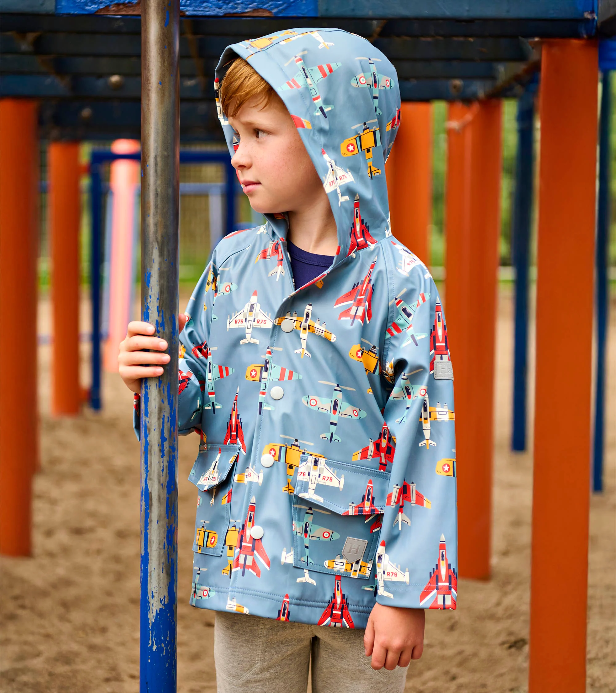 Boys Airplanes Raincoat - Image 2