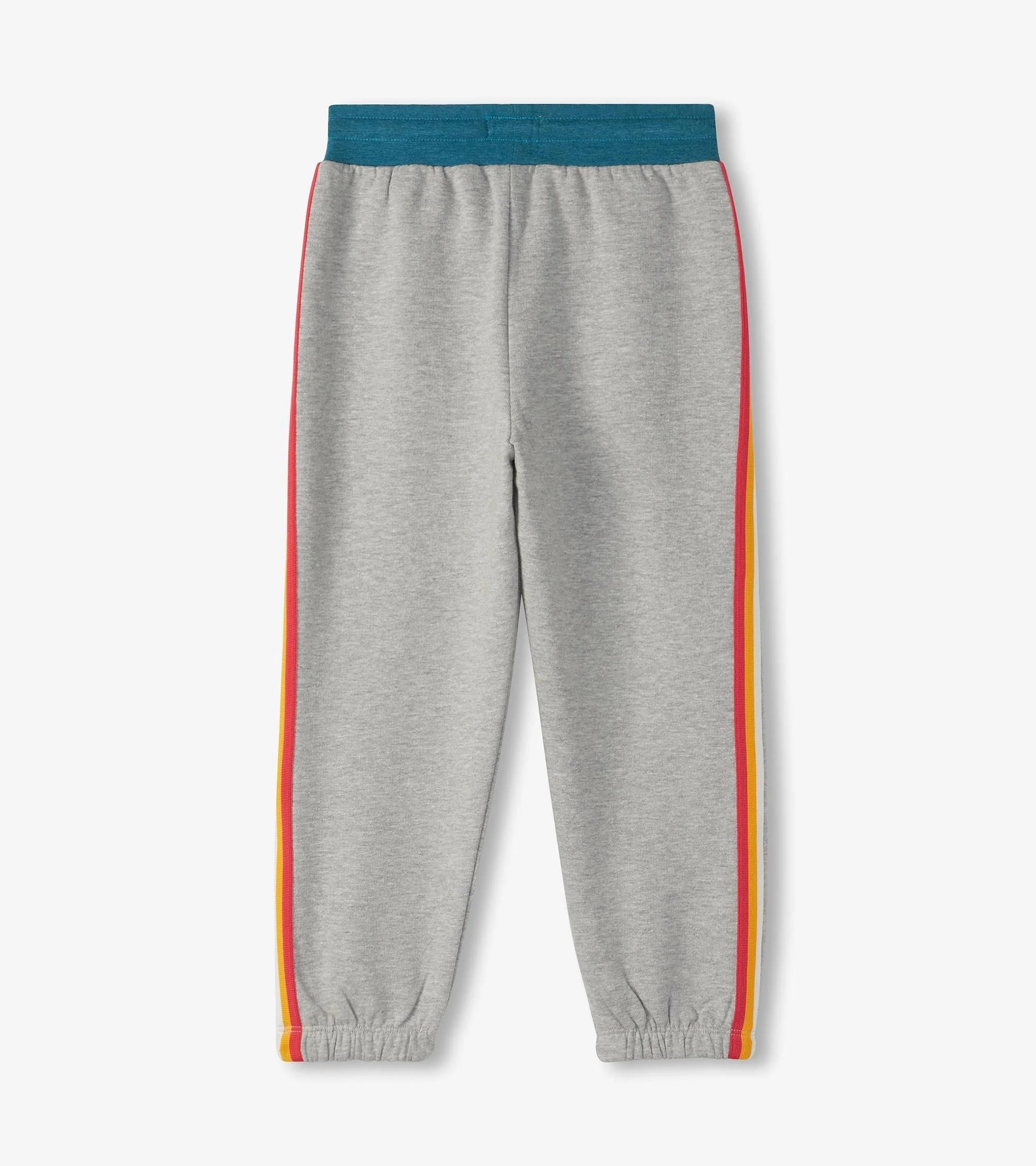 Boys Athletic Grey Baggy Track Pants - Image 4