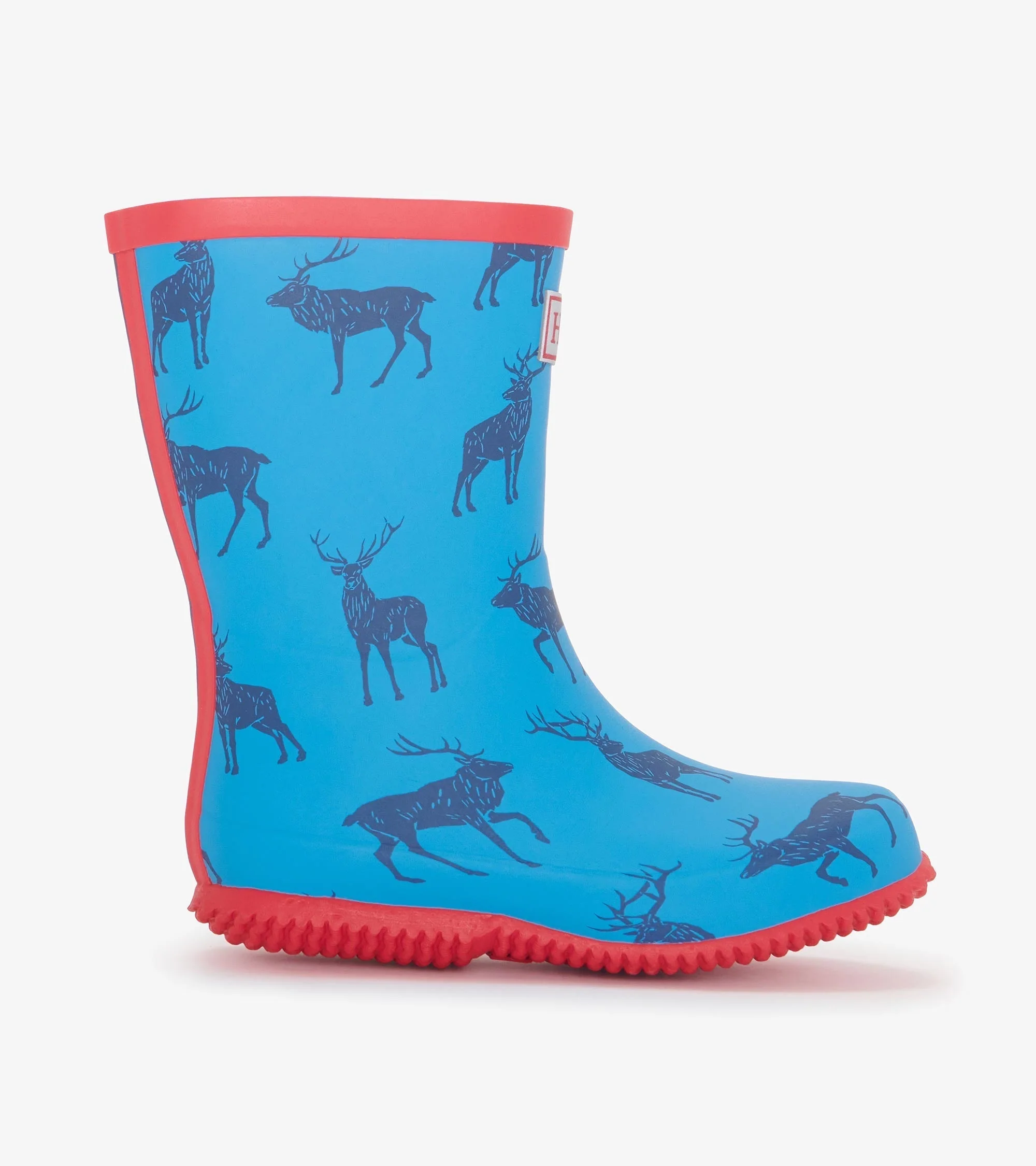Boys Blue Elks Packable Wellies - Image 3