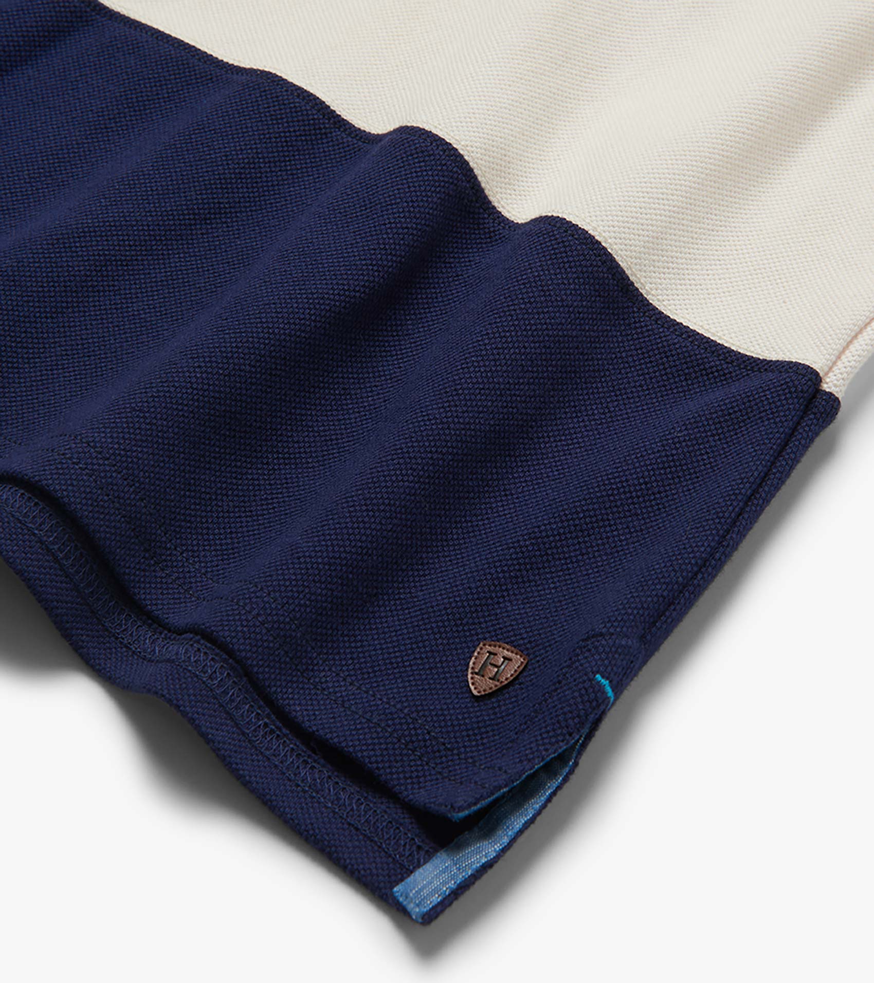 Boys Flamingo Colour Block Polo T-Shirt - Image 3