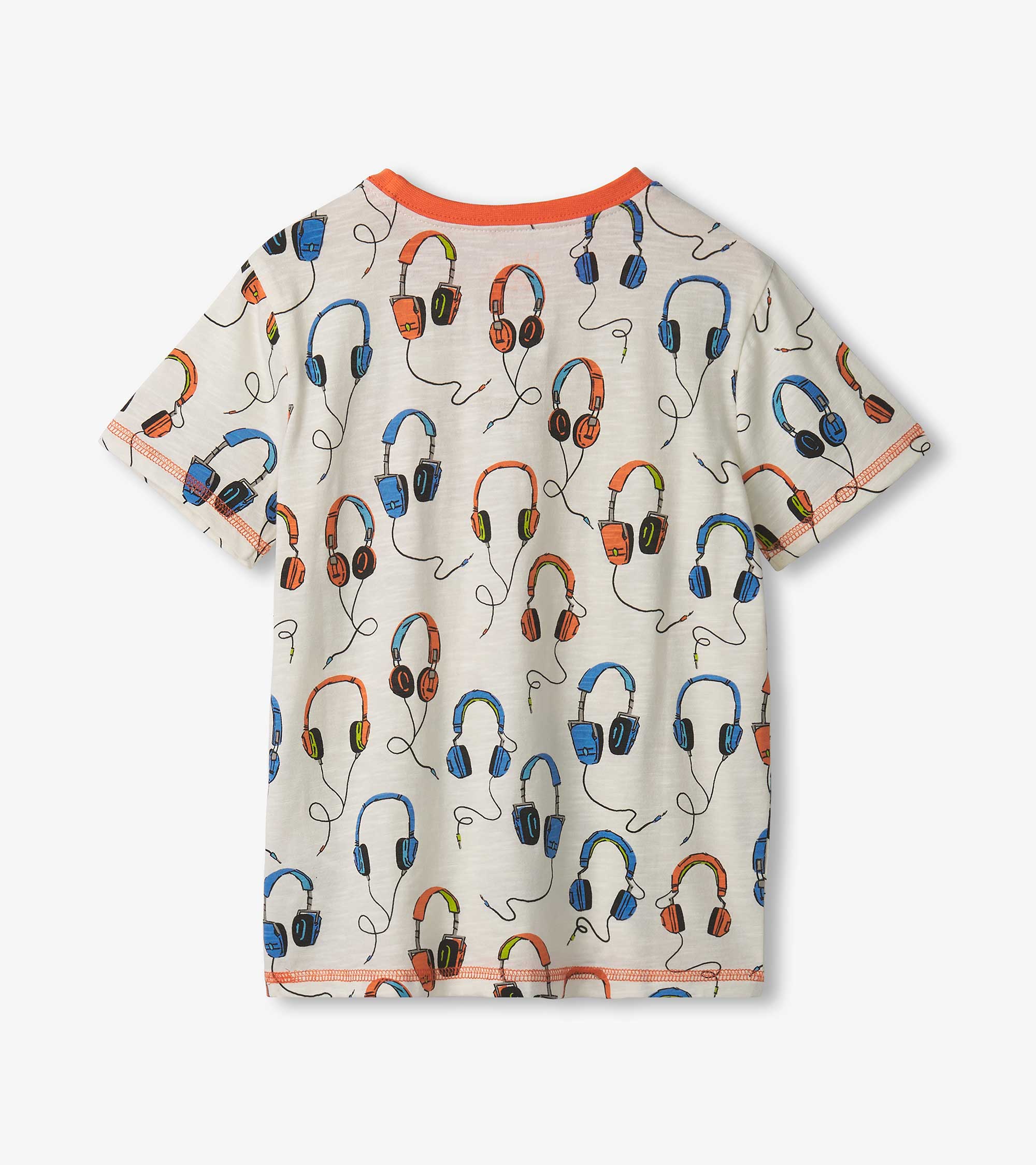 Boys Headphones Pocket T-Shirt - Image 5