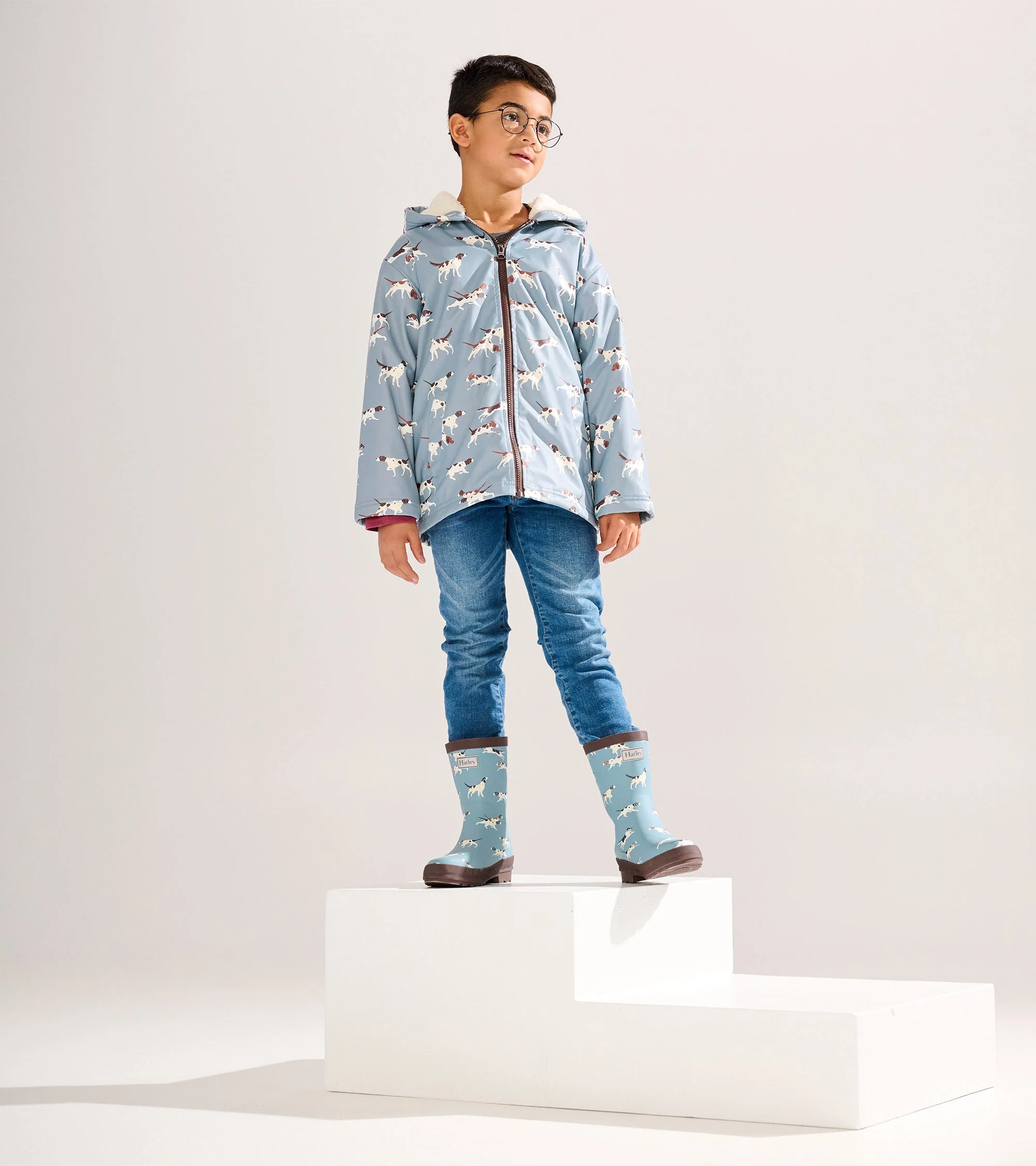 Boys Hunting Dogs Matte Wellies - Image 3