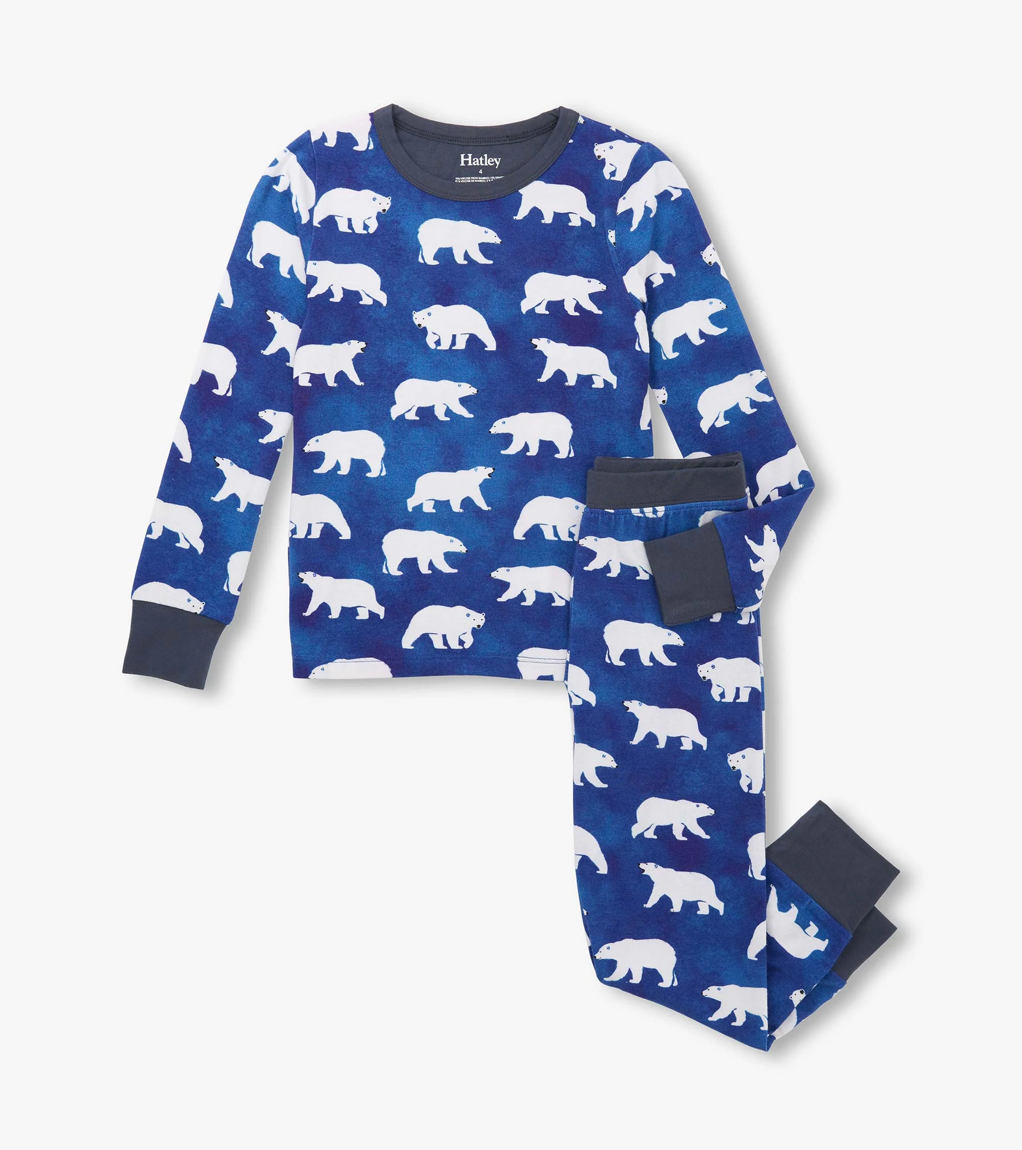 Boys Midnight Polar Bear Pyjama Set