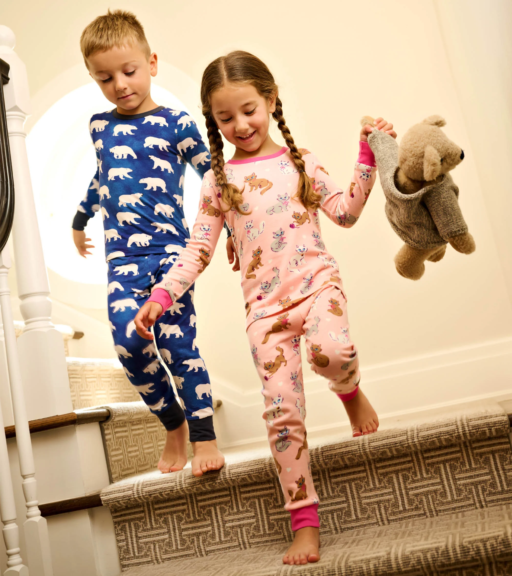 Boys Midnight Polar Bear Pyjama Set - Image 5