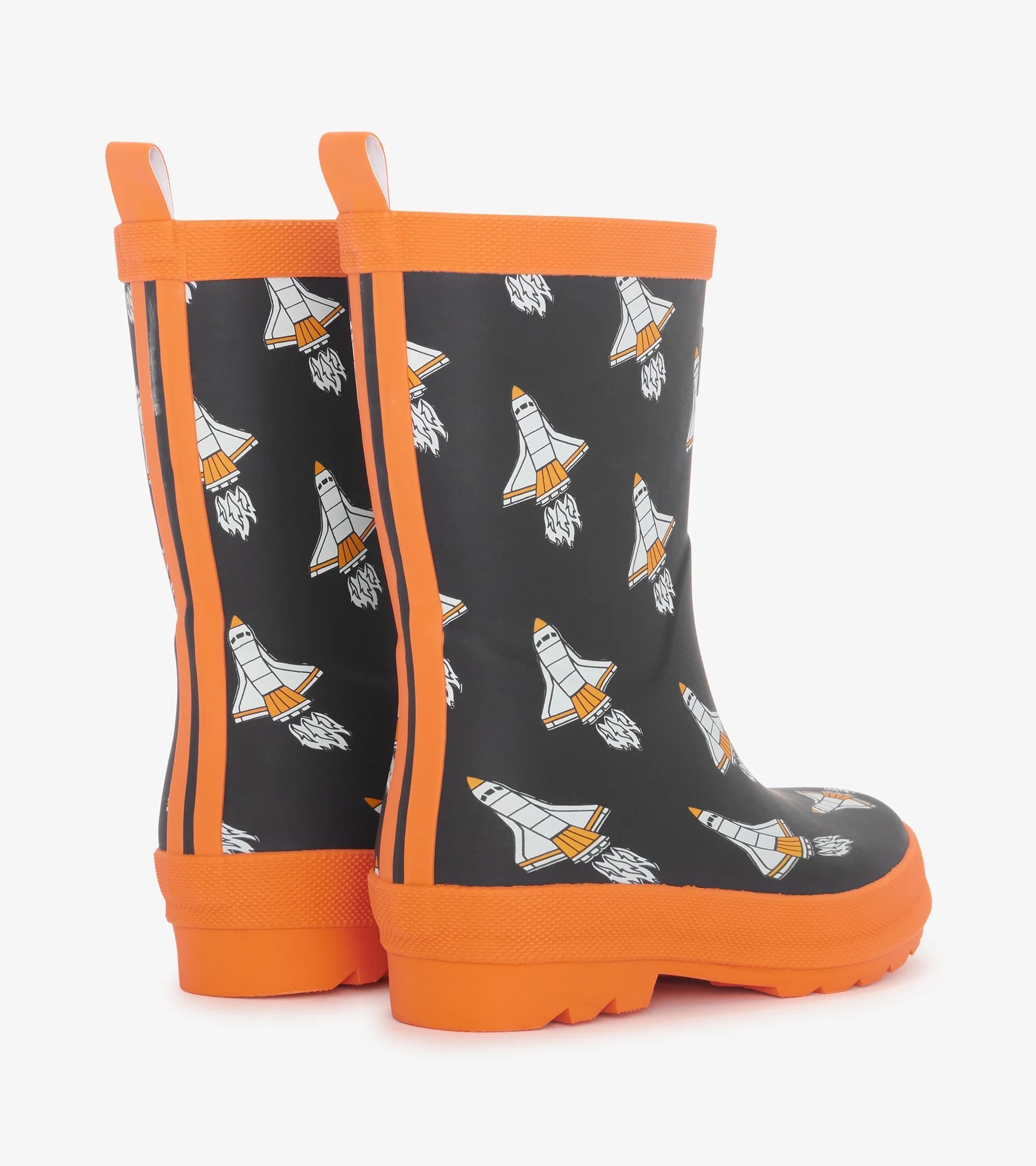 Boys Space Shuttles Matte Wellies - Image 2