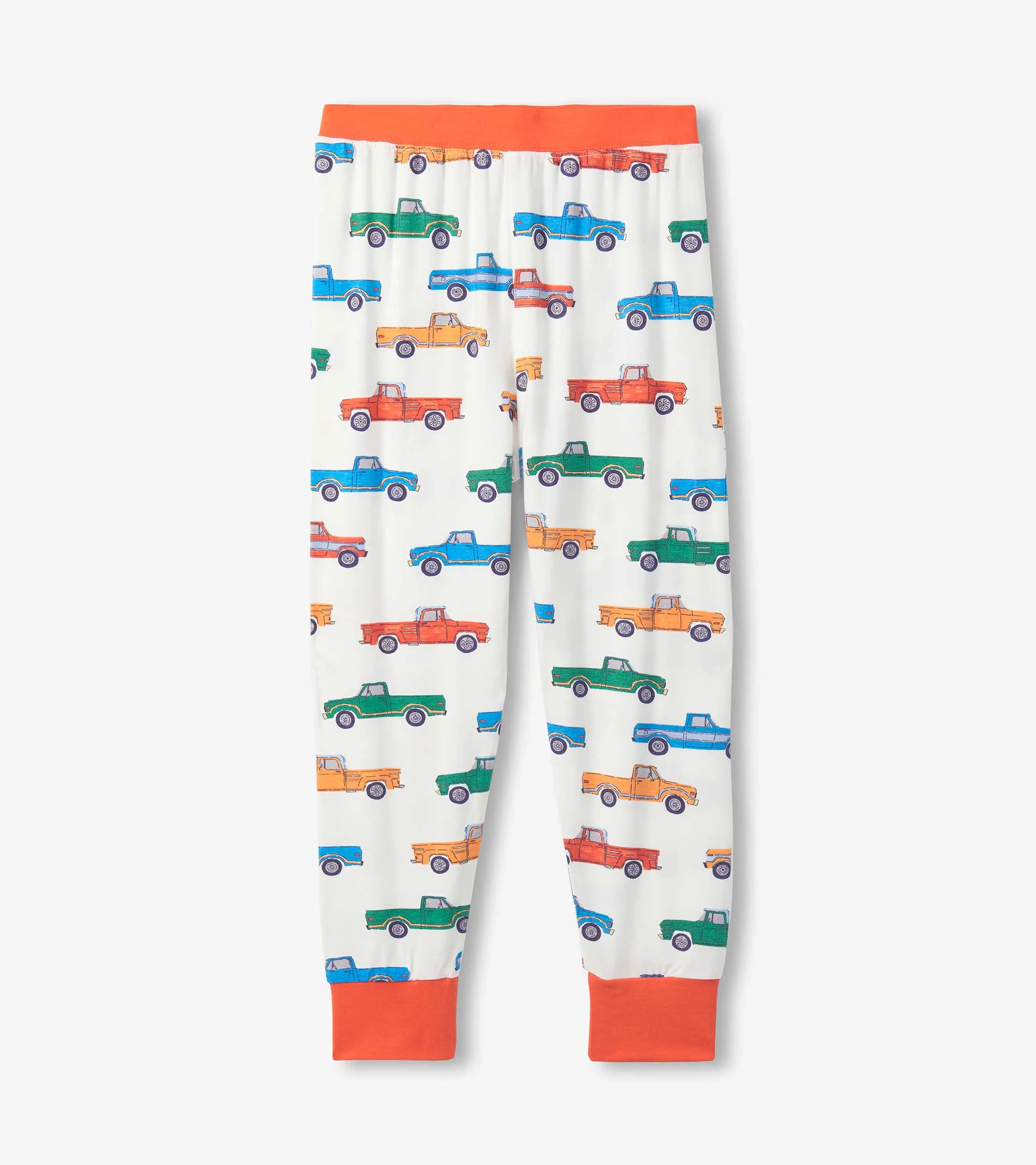 Boys Trucks Bamboo Pyjama Set - Image 3