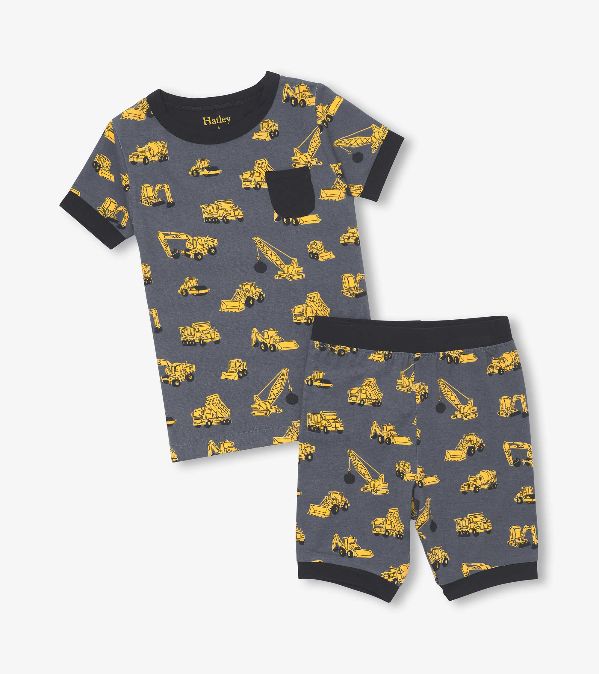Boys Under Construction Short Pyjama Set