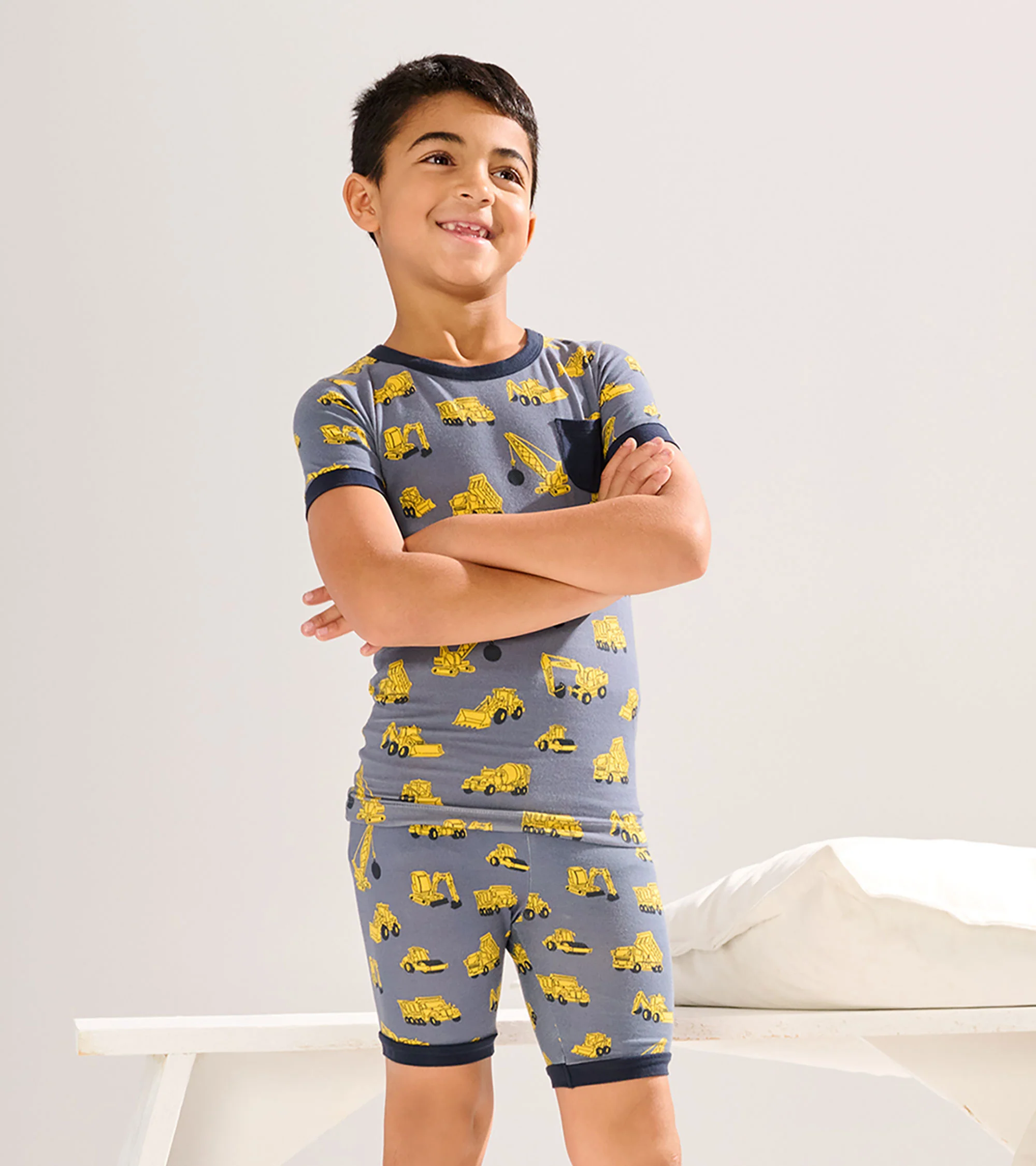 Boys Under Construction Short Pyjama Set - Image 2