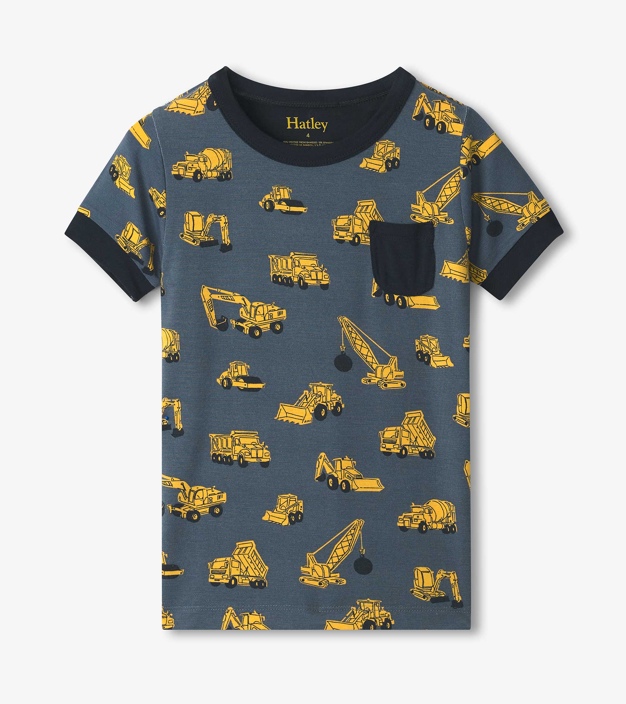 Boys Under Construction Short Pyjama Set - Image 3