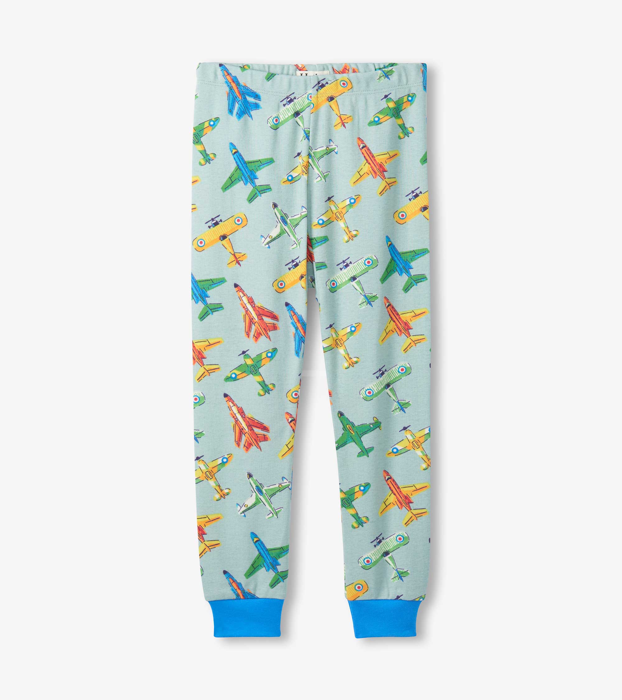 Boys Vintage Aircrafts Cotton Pyjama Set - Image 4