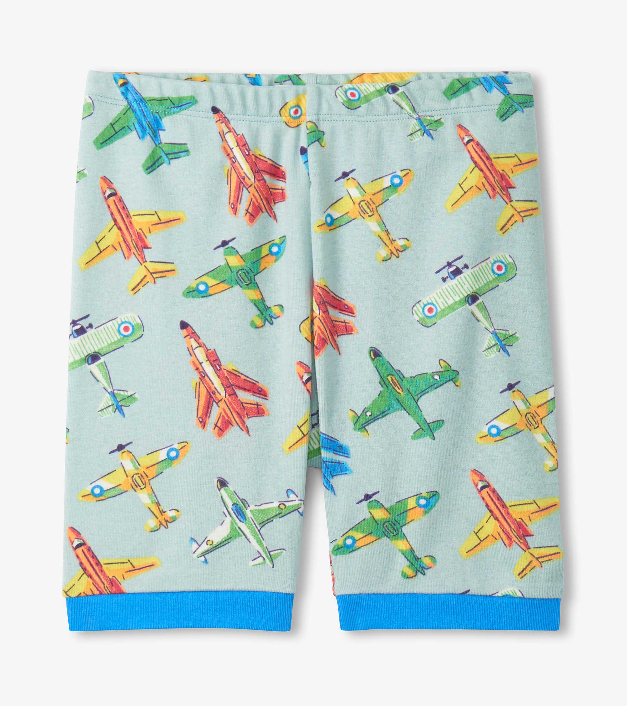 Boys Vintage Aircrafts Cotton Short Pyjama Set - Image 3