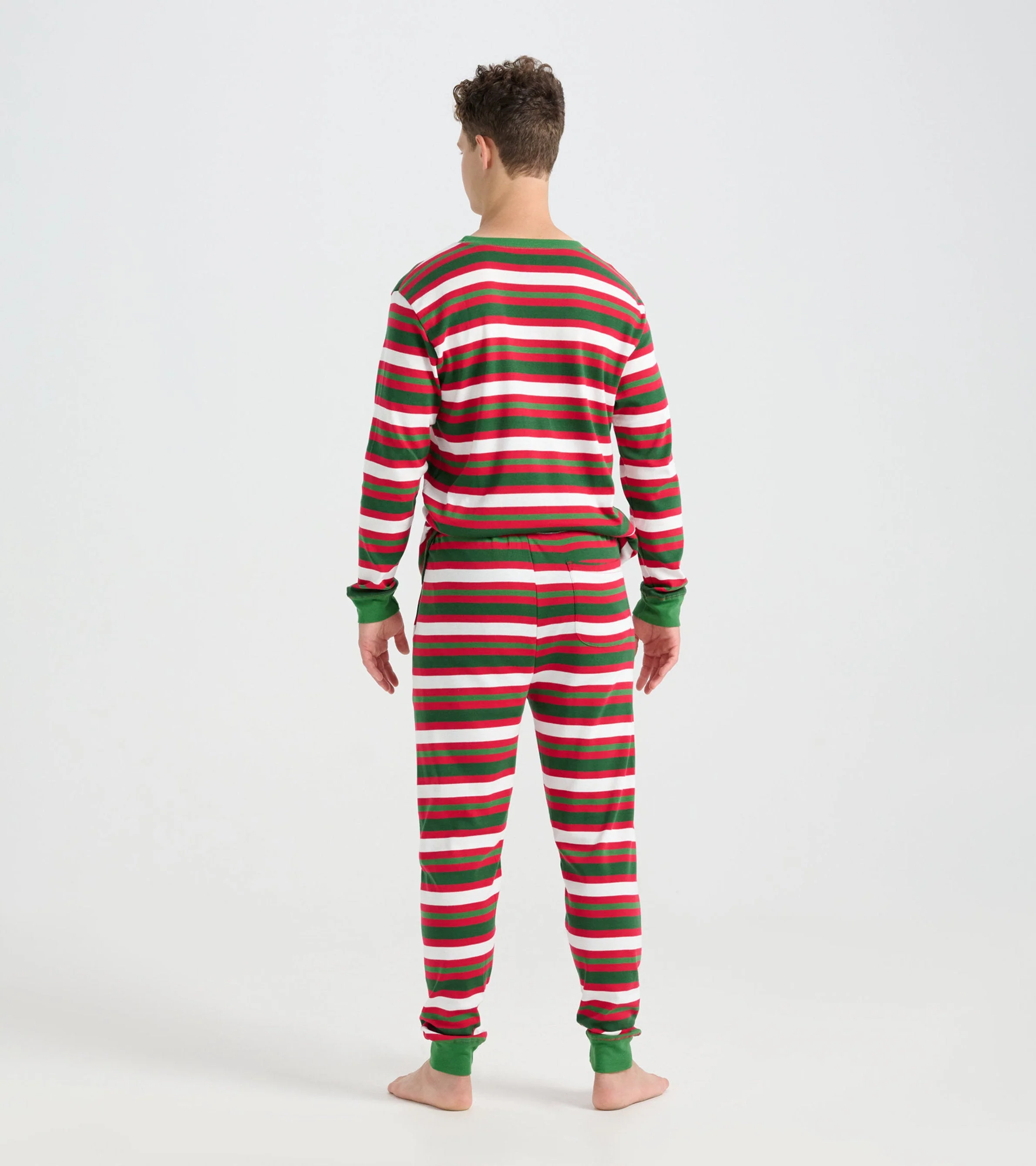 Candy Cane Stripe Men's Pyjama Set - Image 4