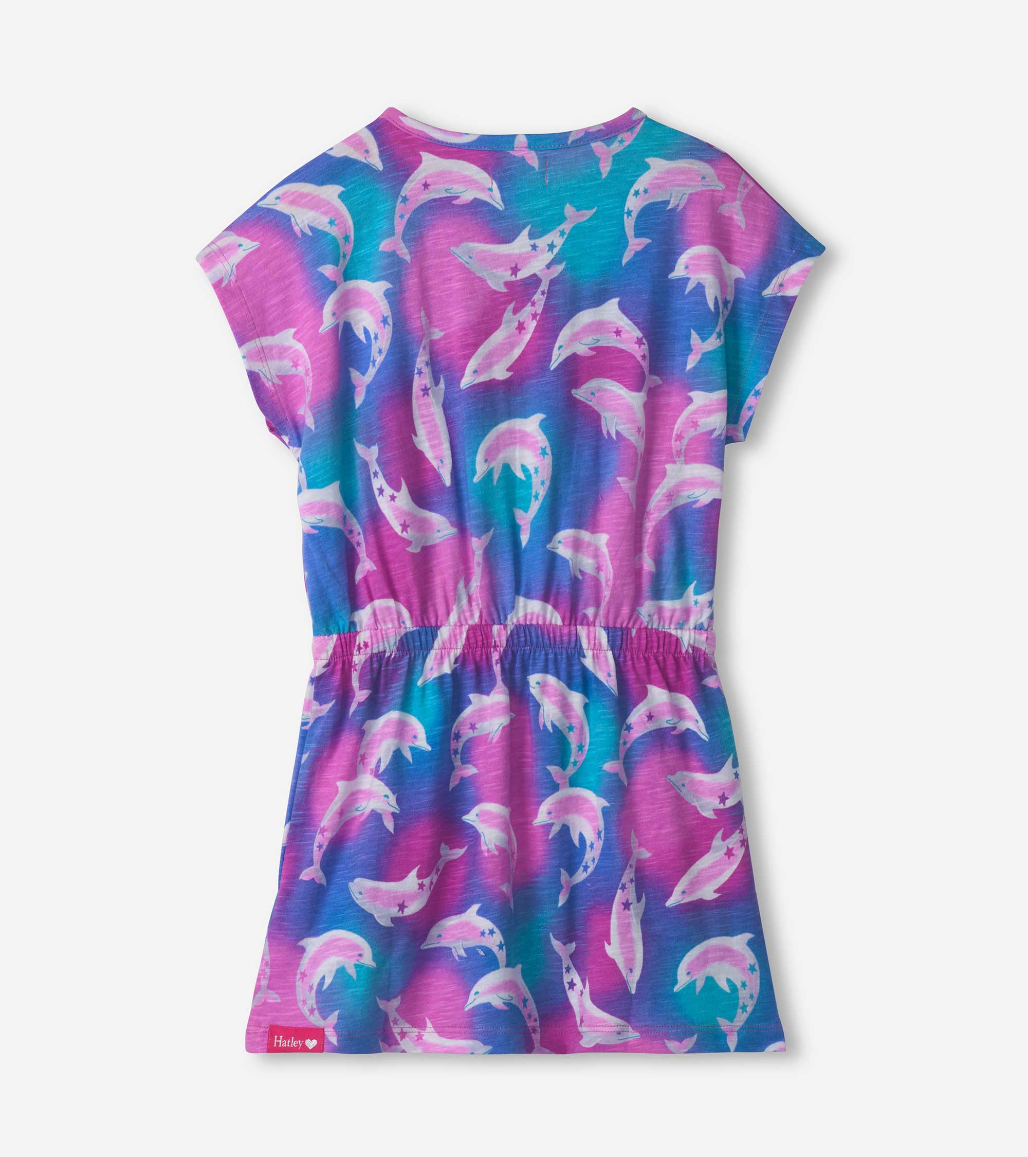 Girls Airbrush Dolphins Relaxed Dress - Image 2