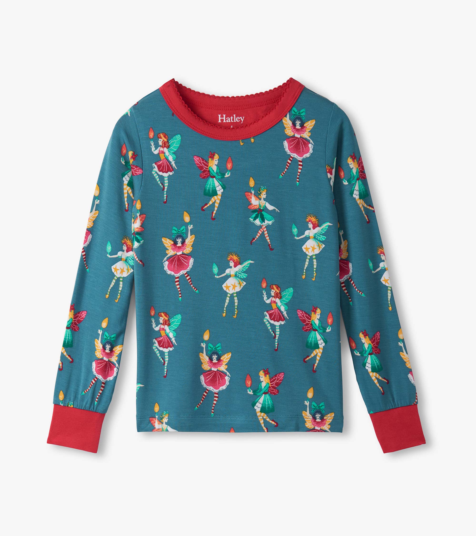 Girls Bright Fairies Bamboo Pyjama Set - Image 2