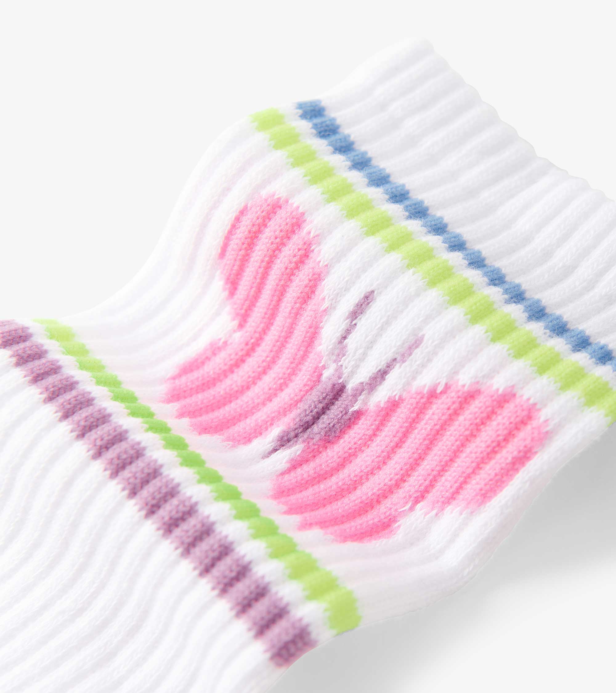 Girls Butterfly Tube Socks - Image 2