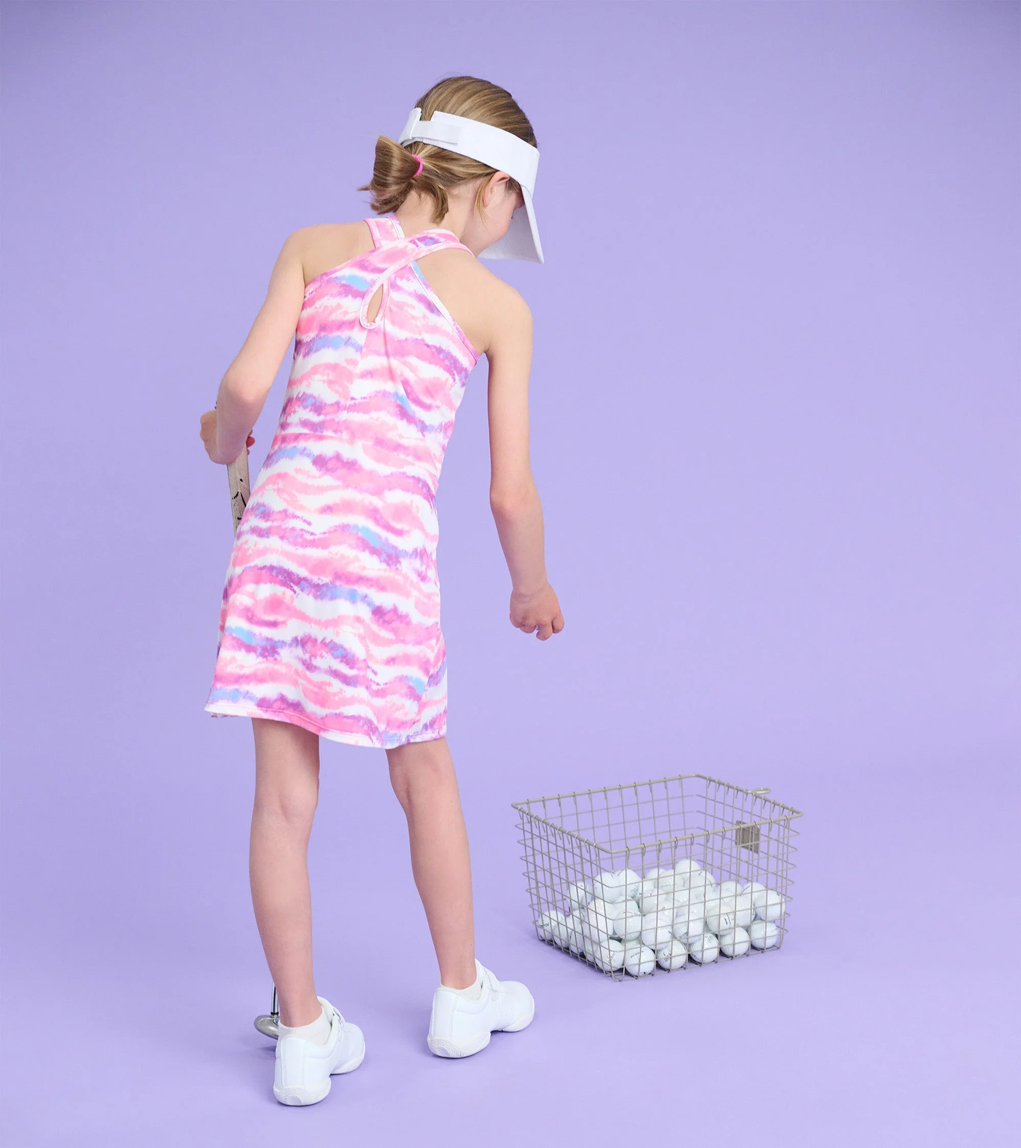 Girls Candy Ombre Active A-Line Dress - Image 6