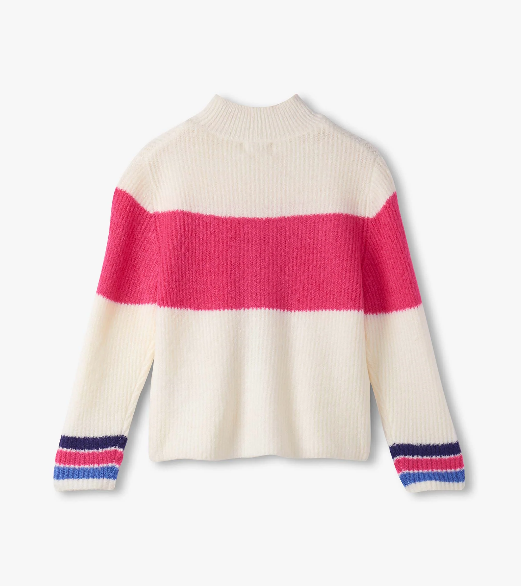 Girls Colourblock Mockneck Sweater - Image 3