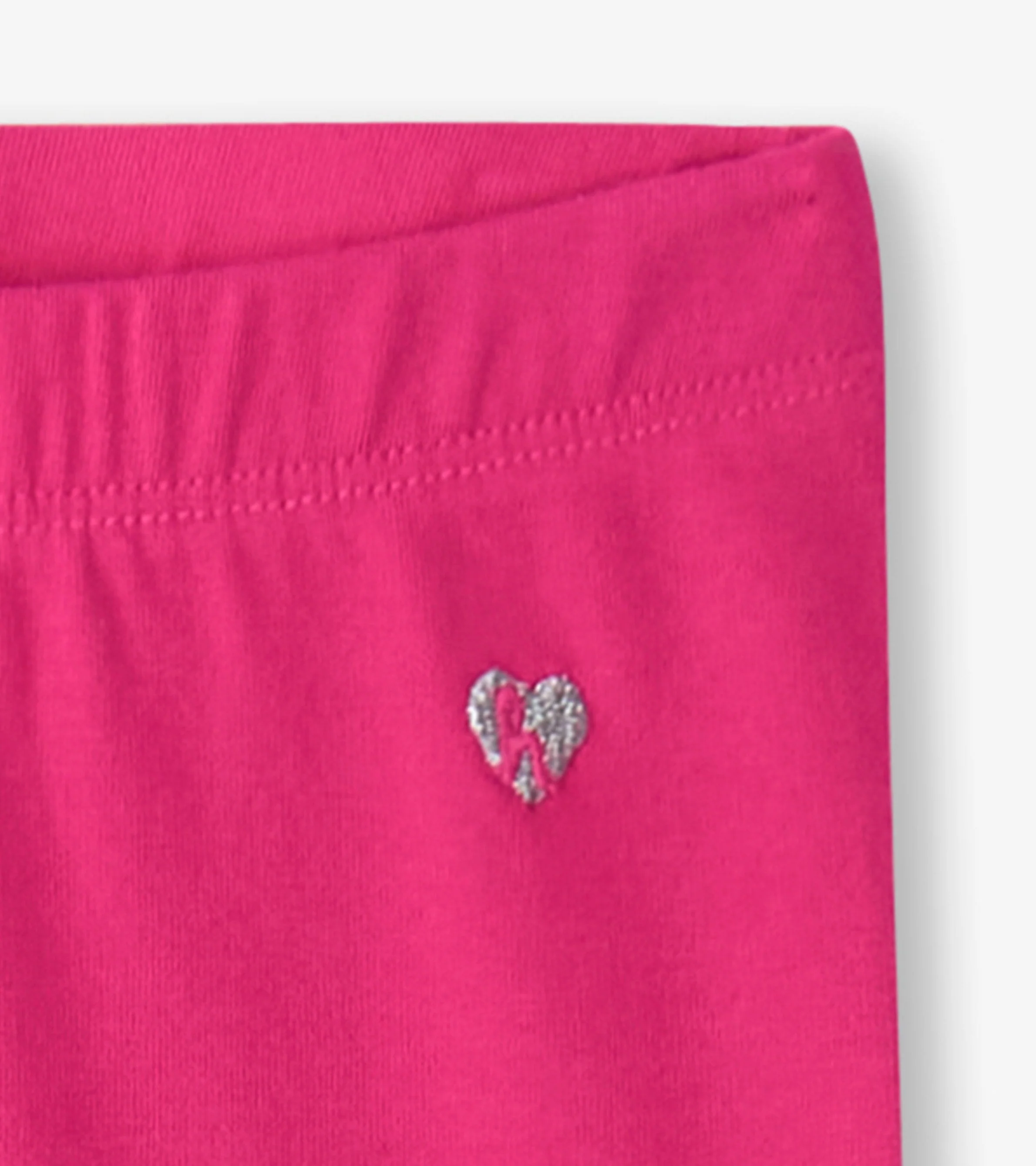 Girls Fuschia Bike Shorts - Image 4