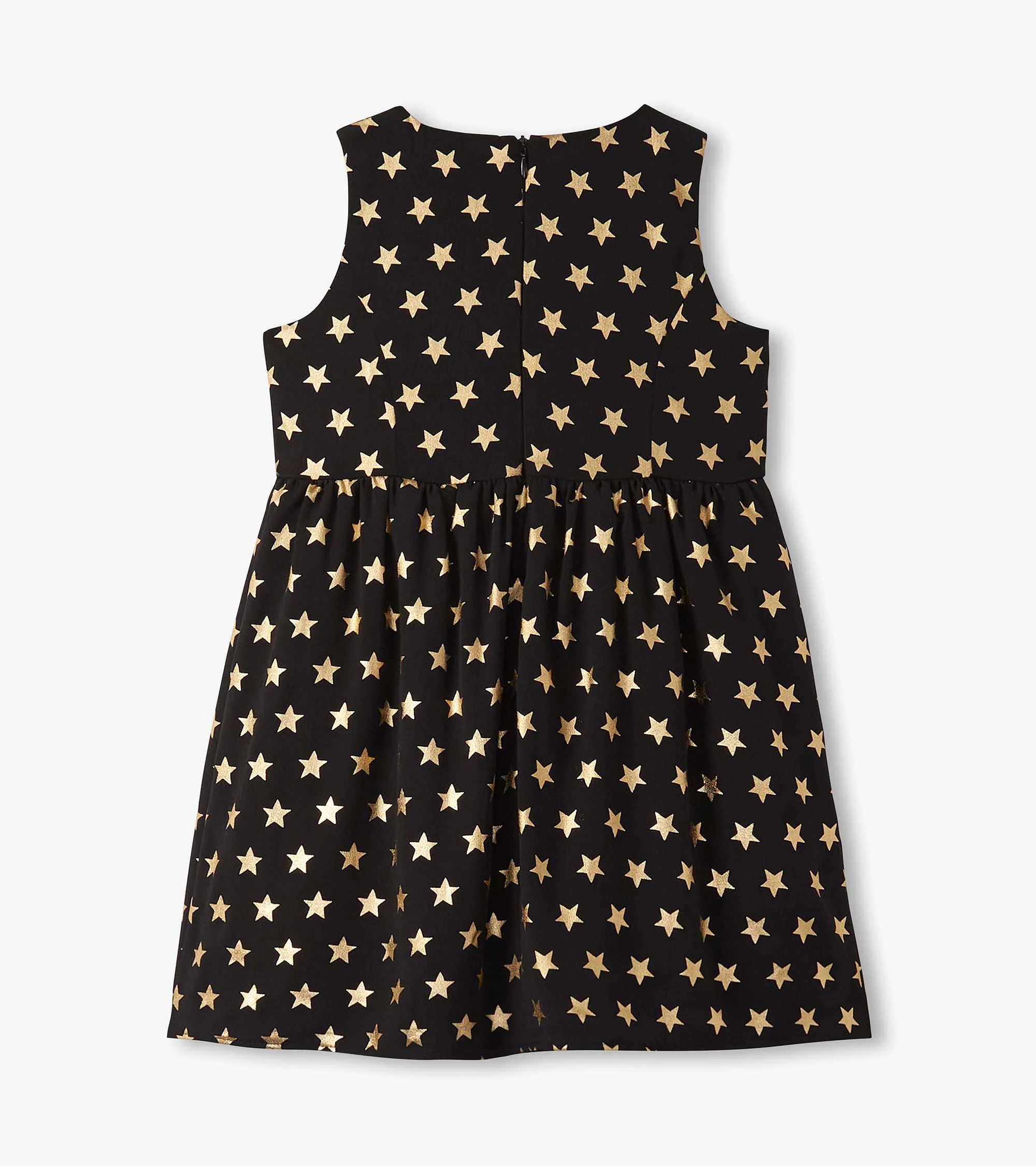 Girls Gold Stars Princess Dress - Image 4