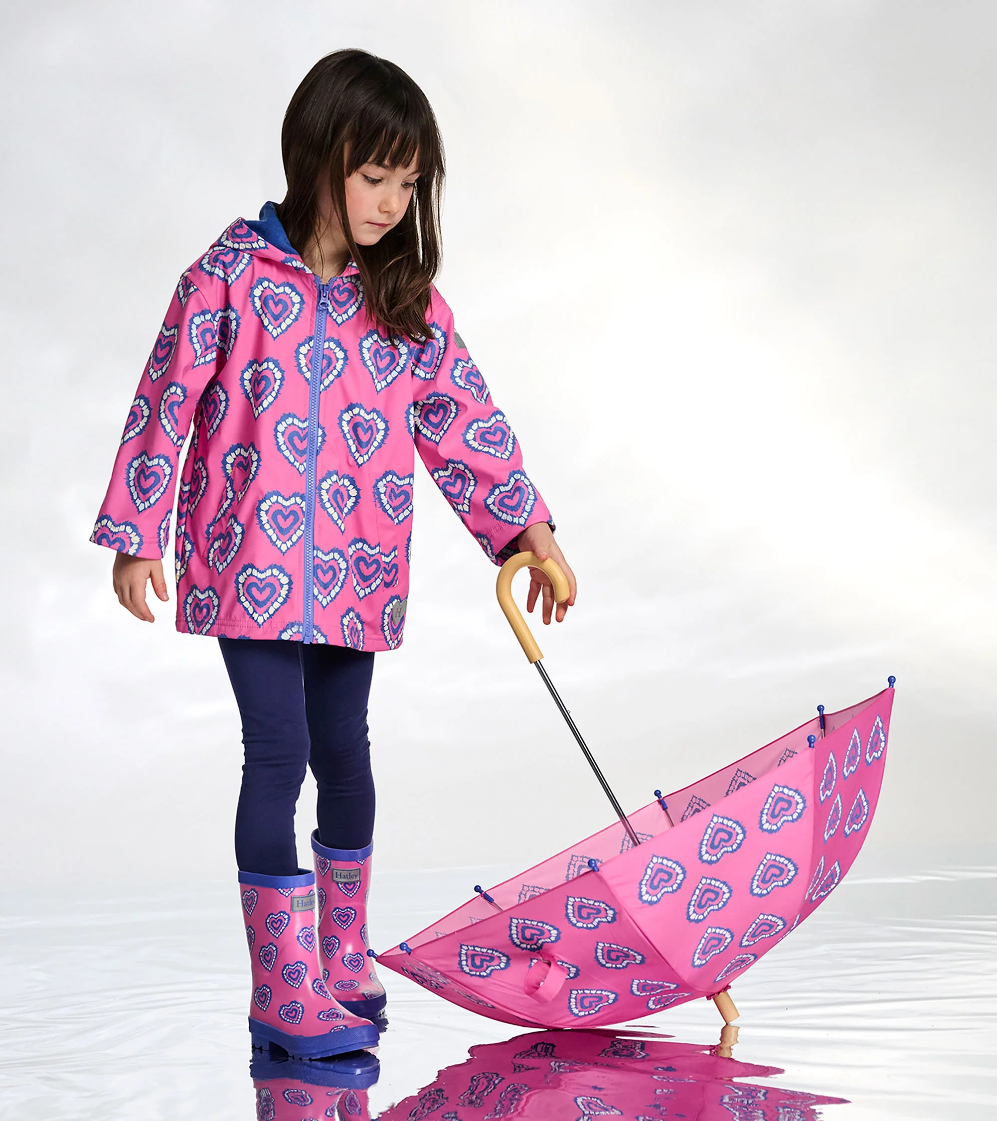 Girls Heart Burst Umbrella - Image 2