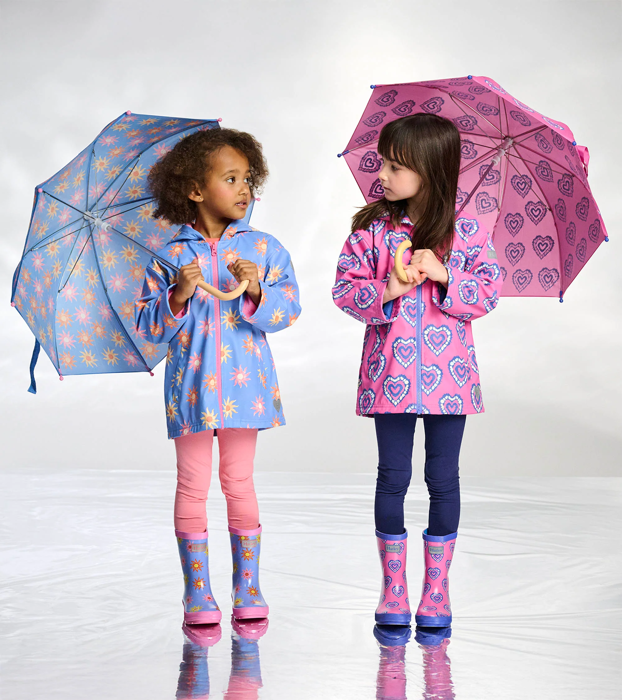 Girls Heart Burst Umbrella - Image 5