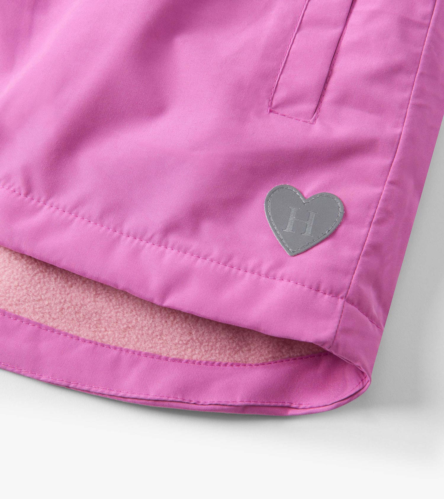 Girls Heart Swans Colour Changing Zip-Up Raincoat - Image 7