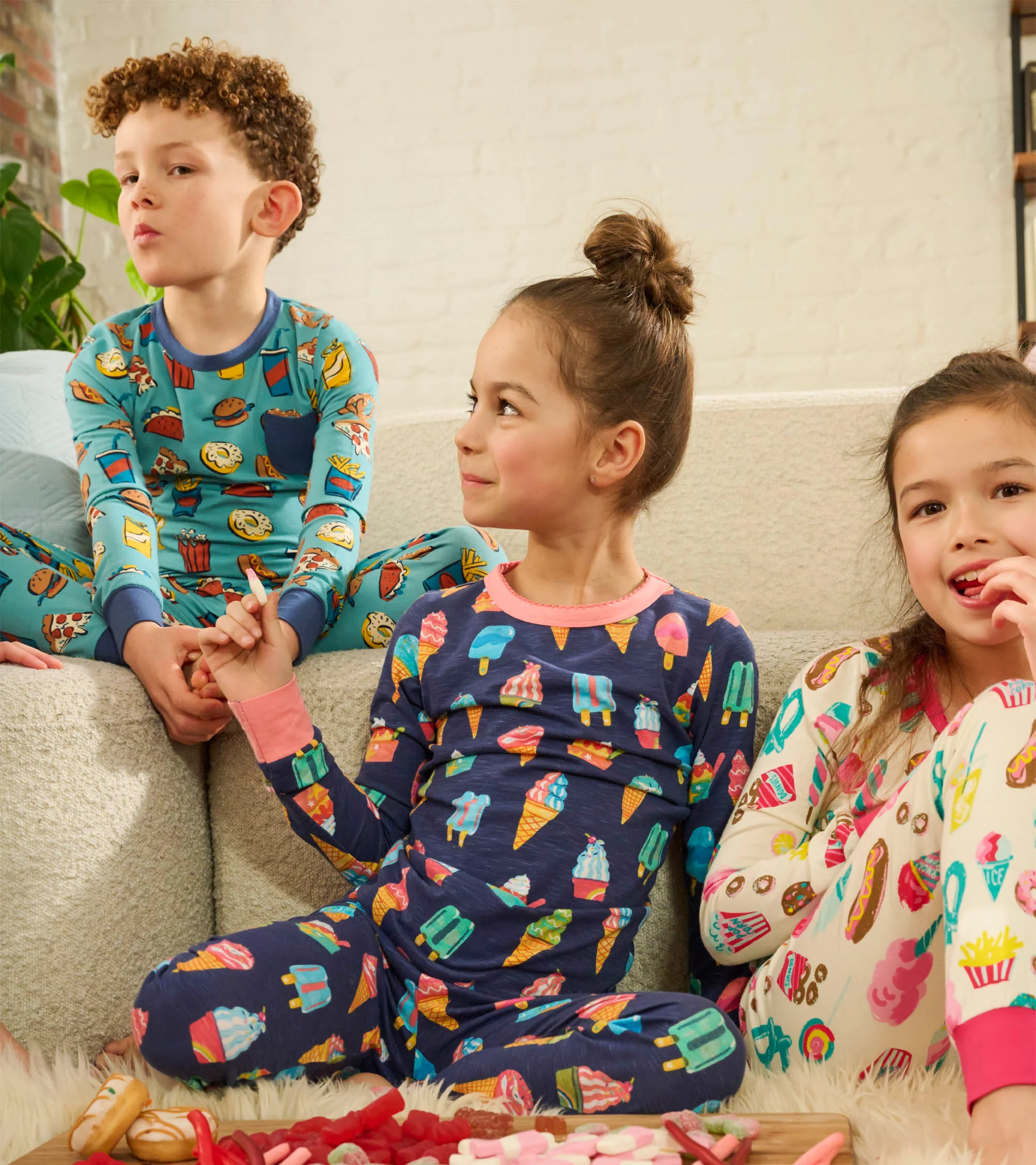 Girls Ice Cream Treats Pyjama Set - Image 2