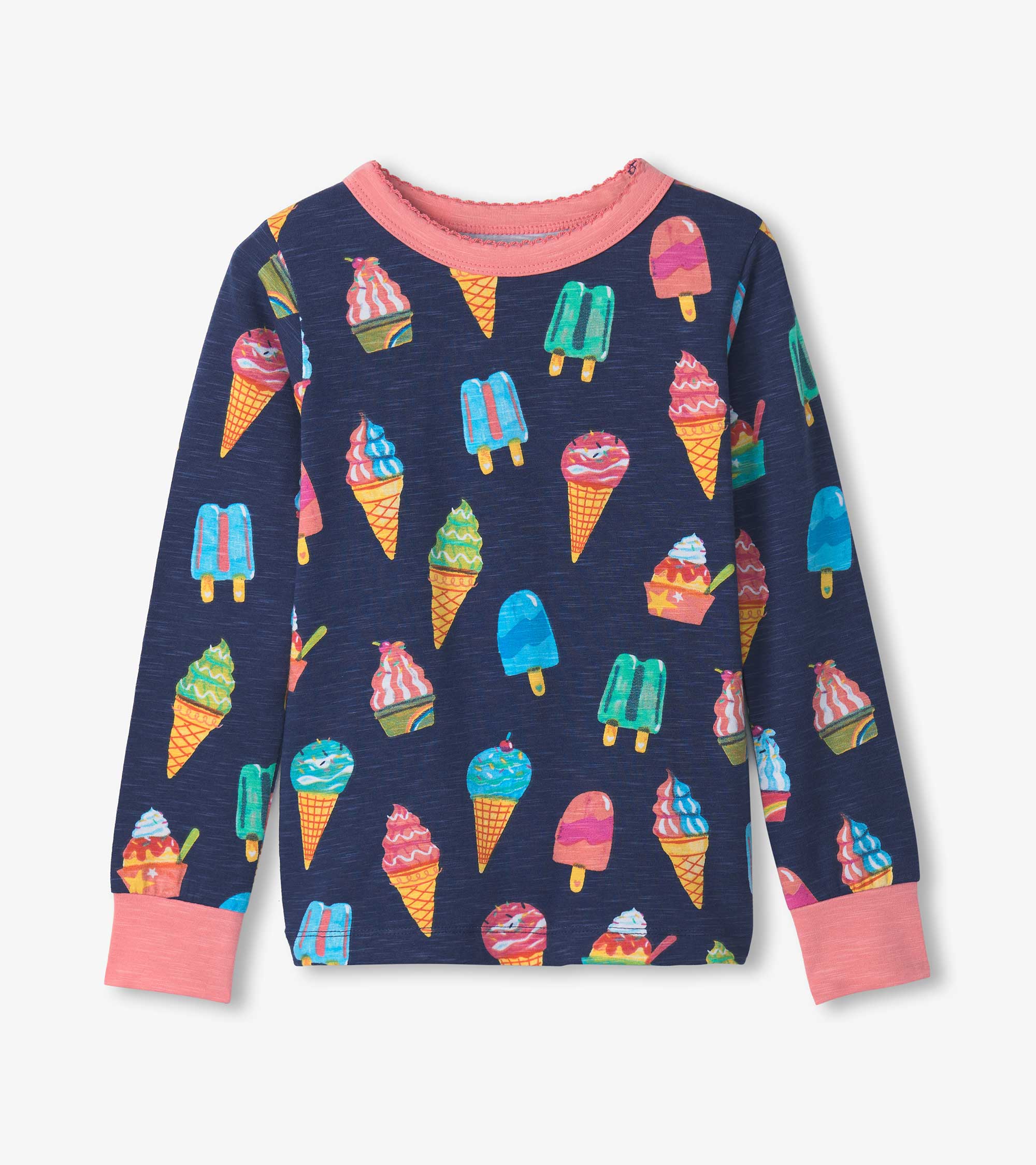 Girls Ice Cream Treats Pyjama Set - Image 3