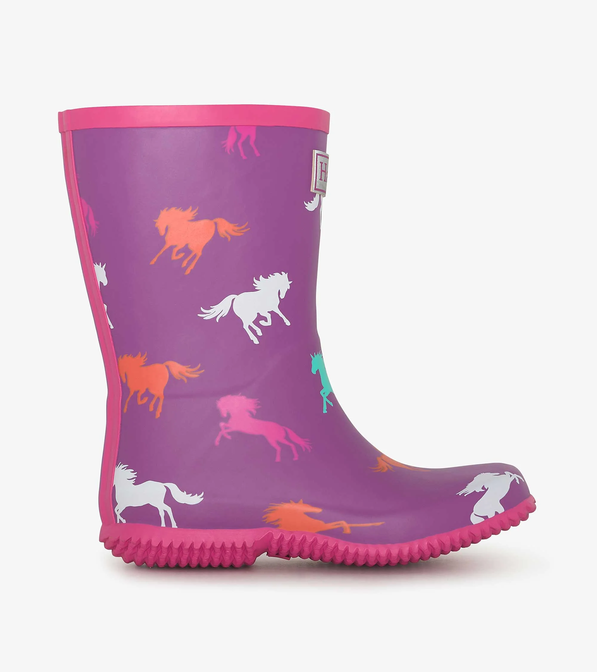 Girls Leaping Horses Packable Wellies - Image 4