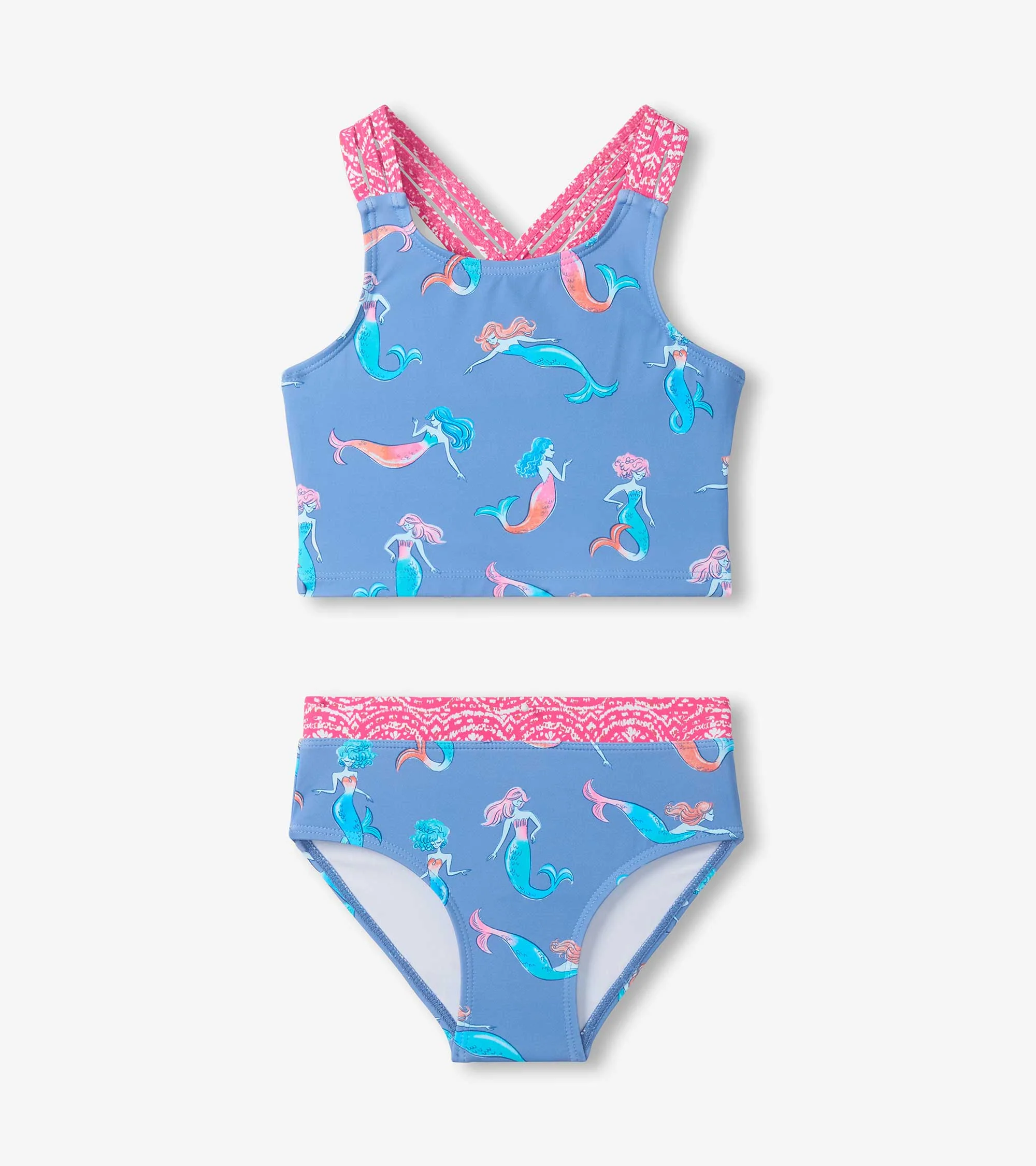 Girls Mermaids Two-Piece Swimsuit