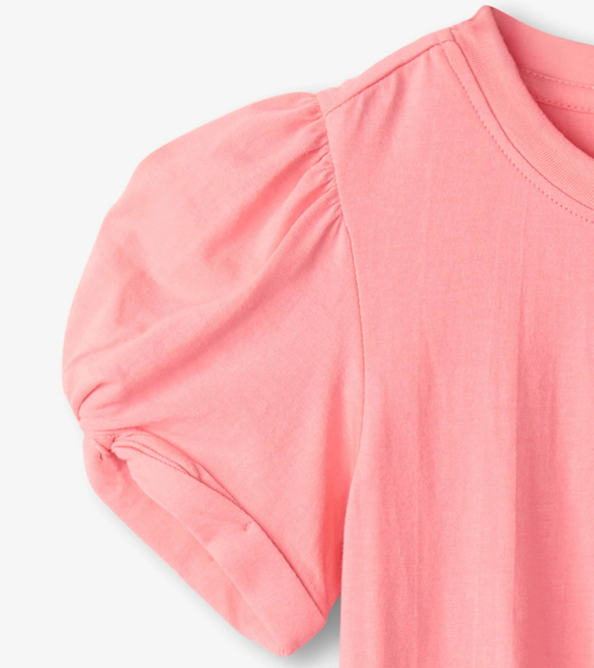 Girls Pink Sachet Twisted Sleeve Tee - Image 4