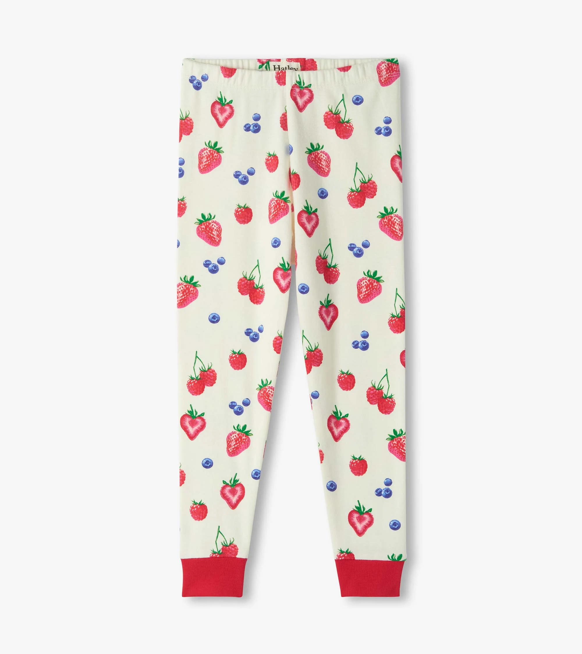 Girls Summer Berries Cotton Pyjama Set - Image 3