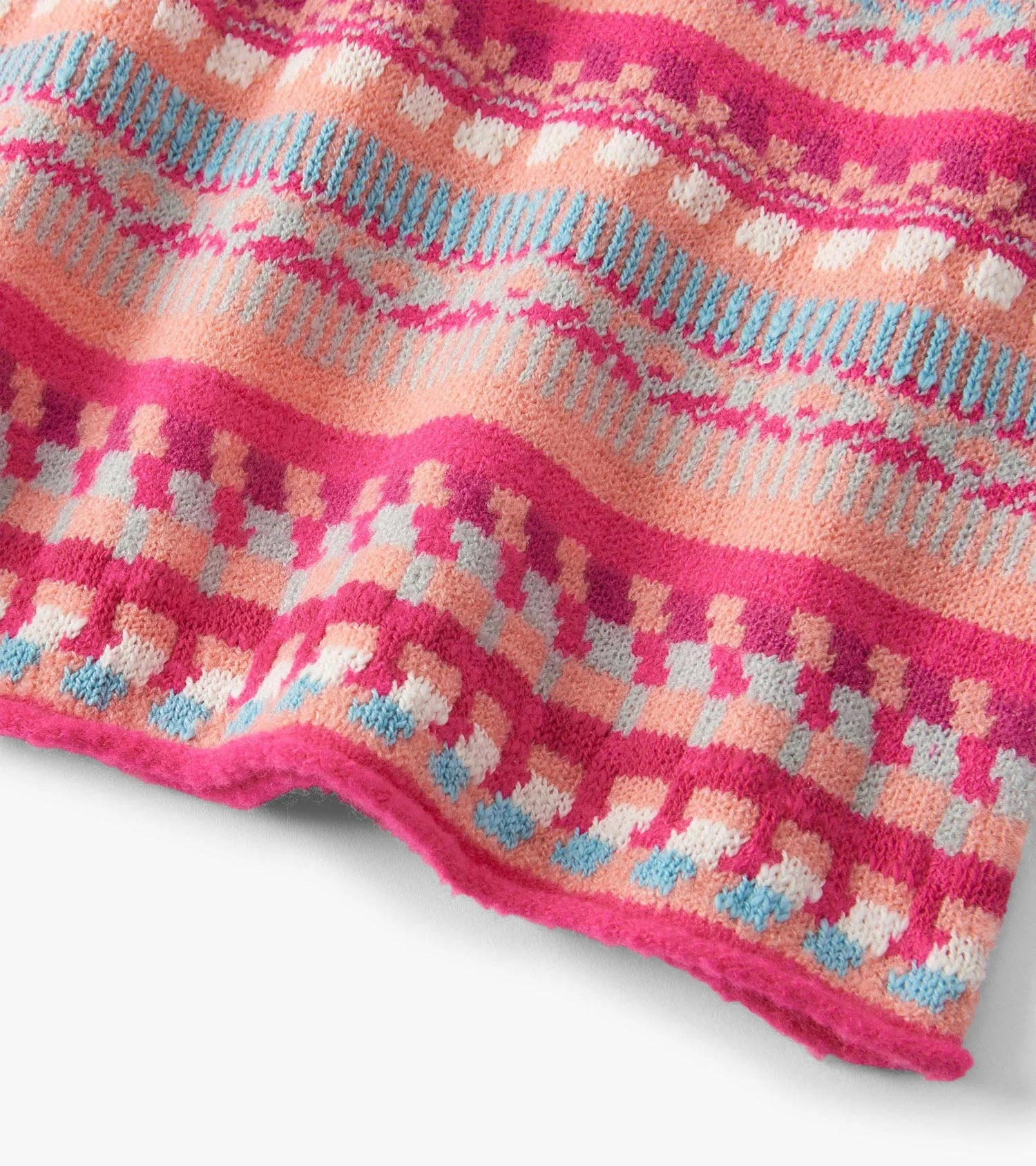 Girls Sunset Stripe Sweater Dress - Image 4
