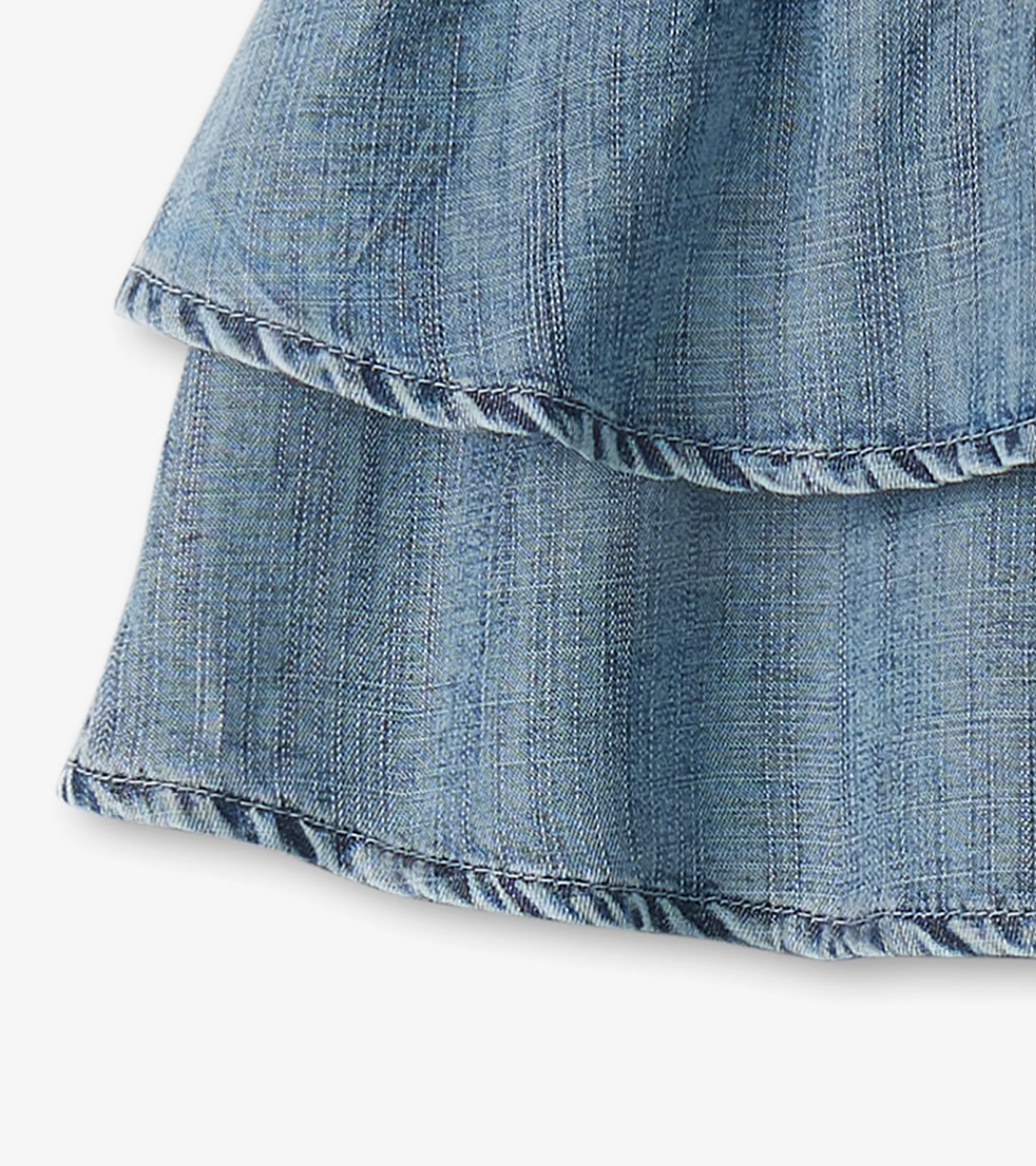 Girls Tencel Smocked Skirt - Image 5