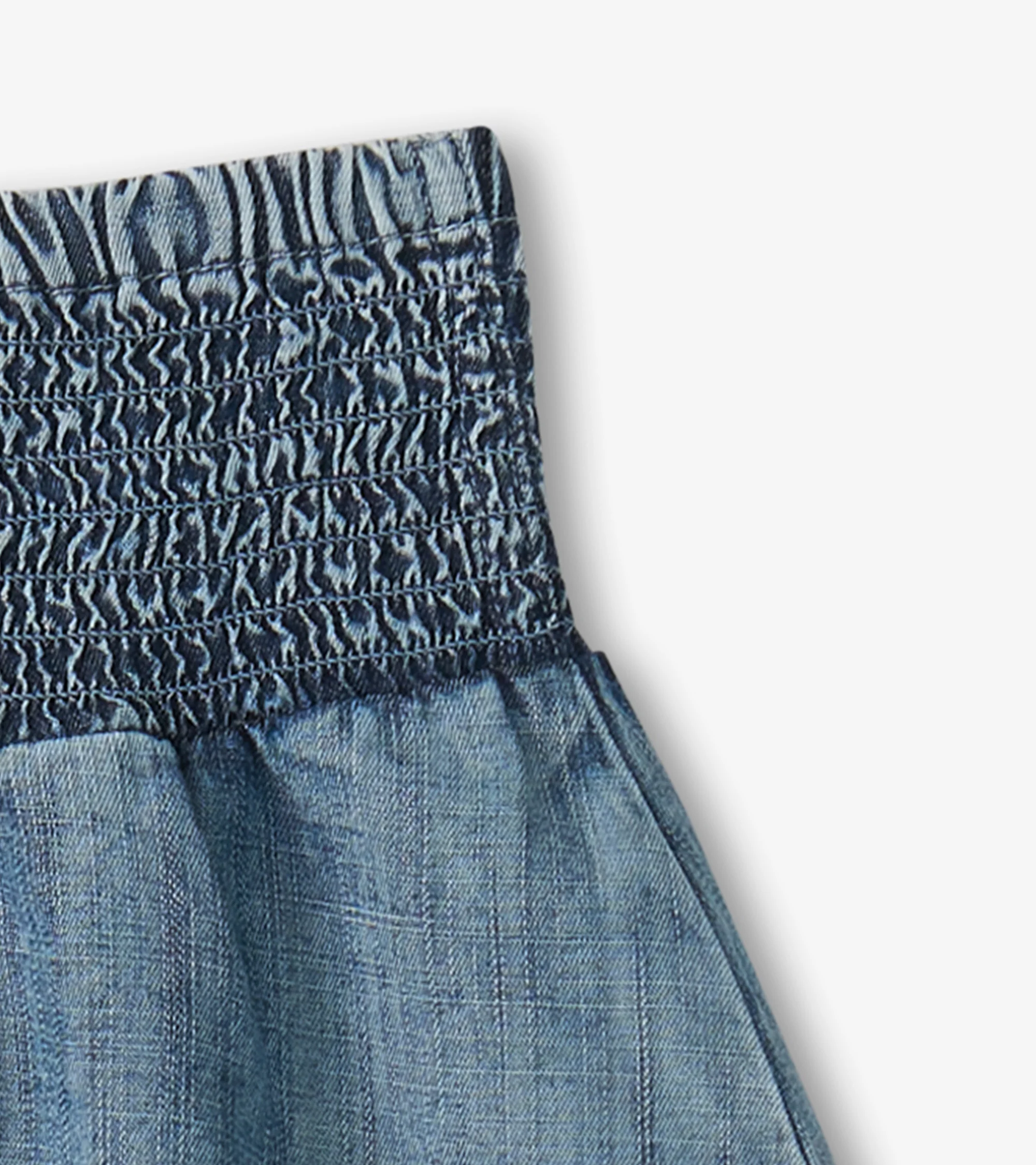 Girls Tencel Smocked Skirt - Image 6