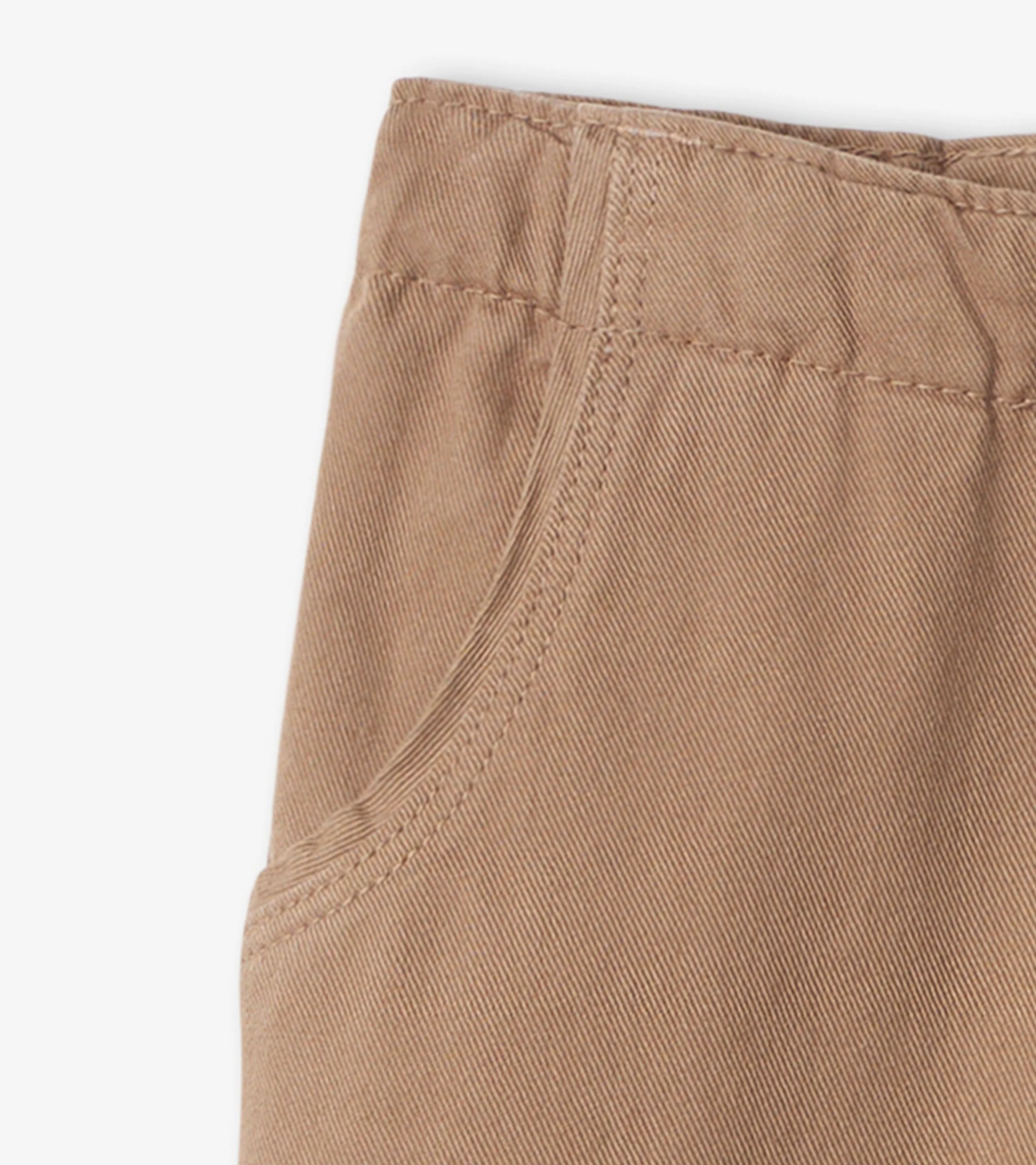 Boys Khaki Twill Shorts - Image 4