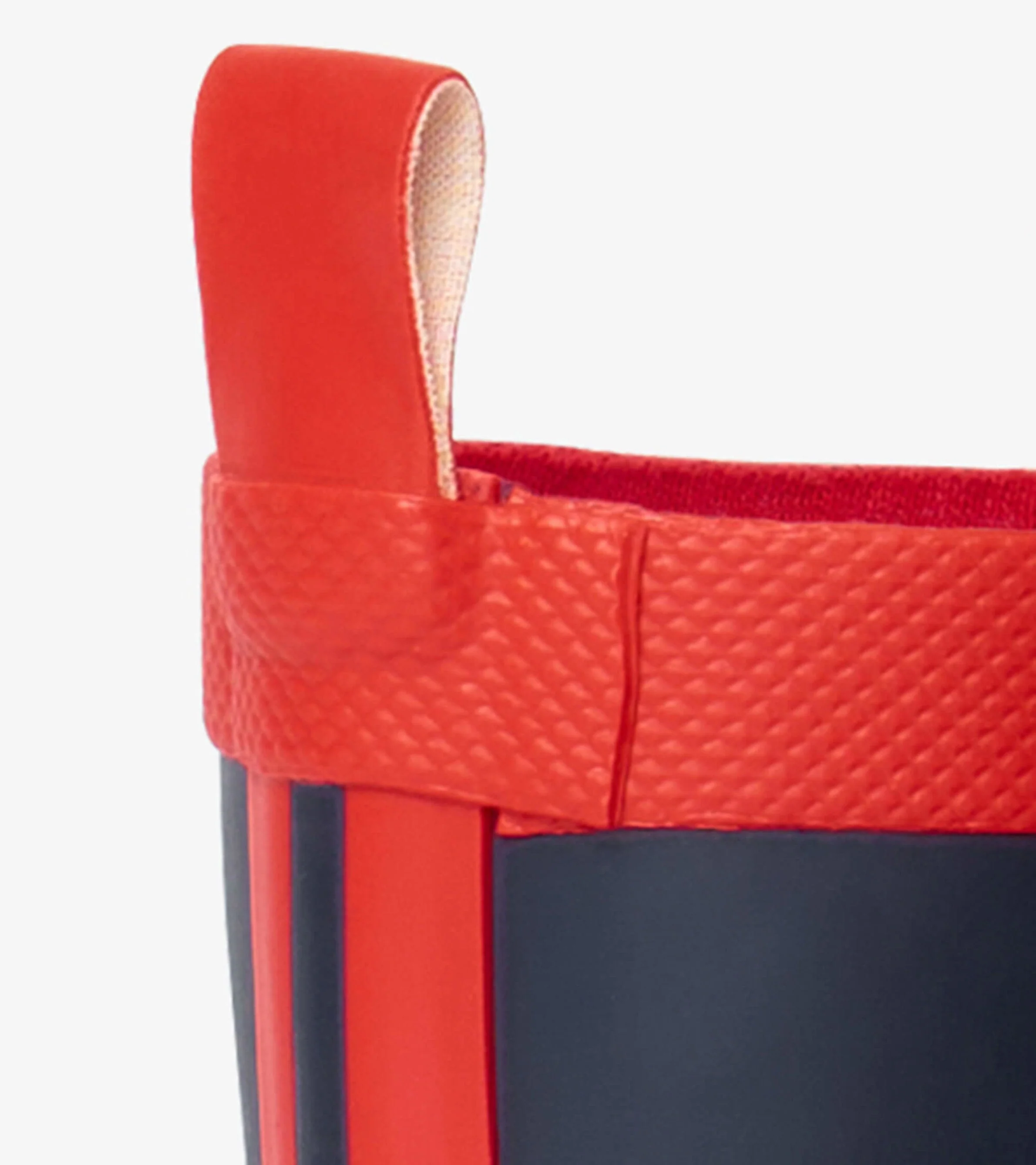 Kids Navy & Red Matte Wellies - Image 6